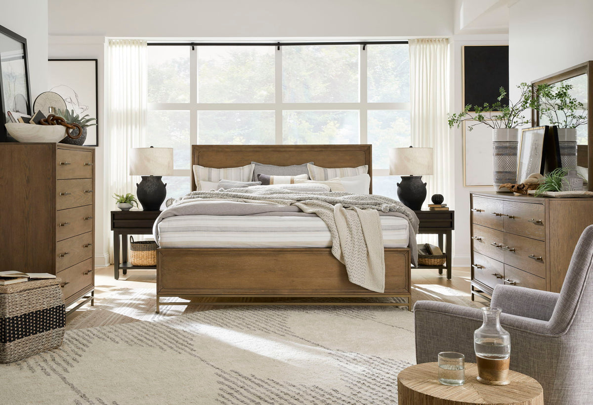 Lindon - Complete Panel Bed - Belgian Wheat