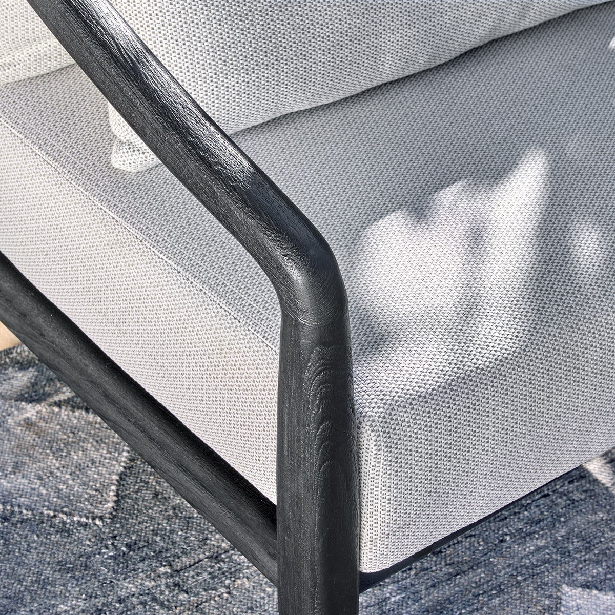 Aria - Outdoor Accent Chair - Black