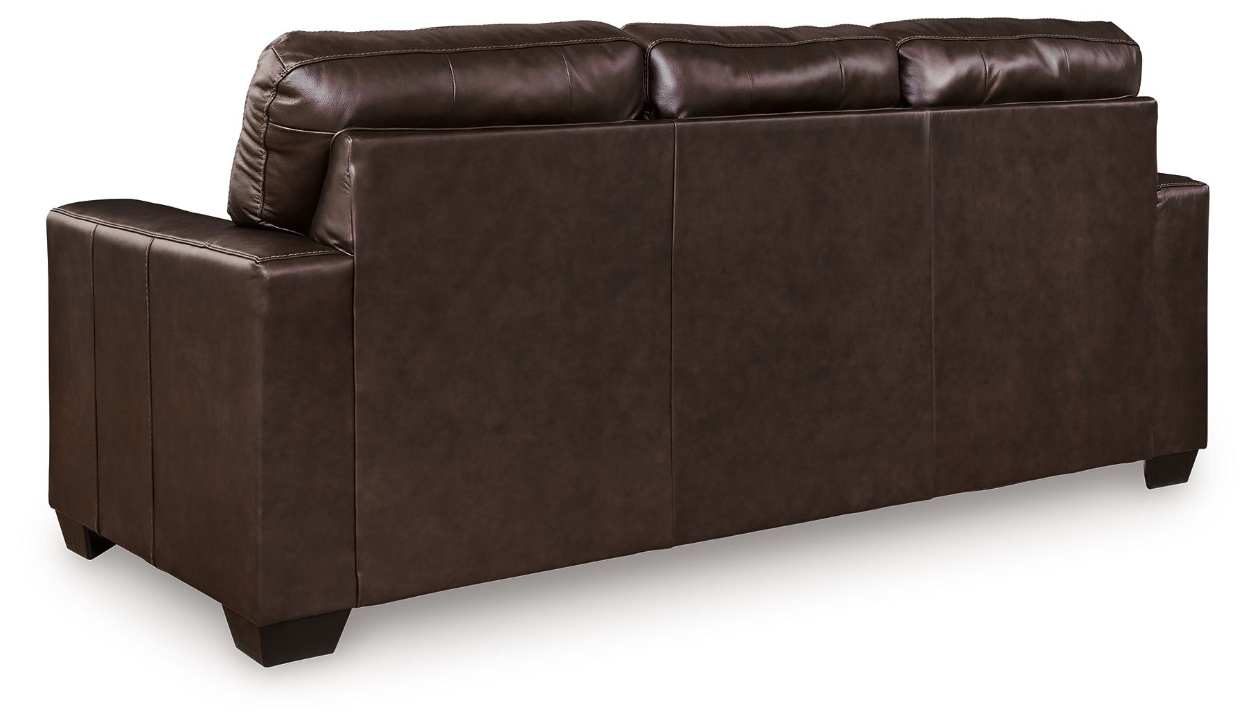 Santorine - Dark Brown - Queen Sofa Sleeper - Leather Match