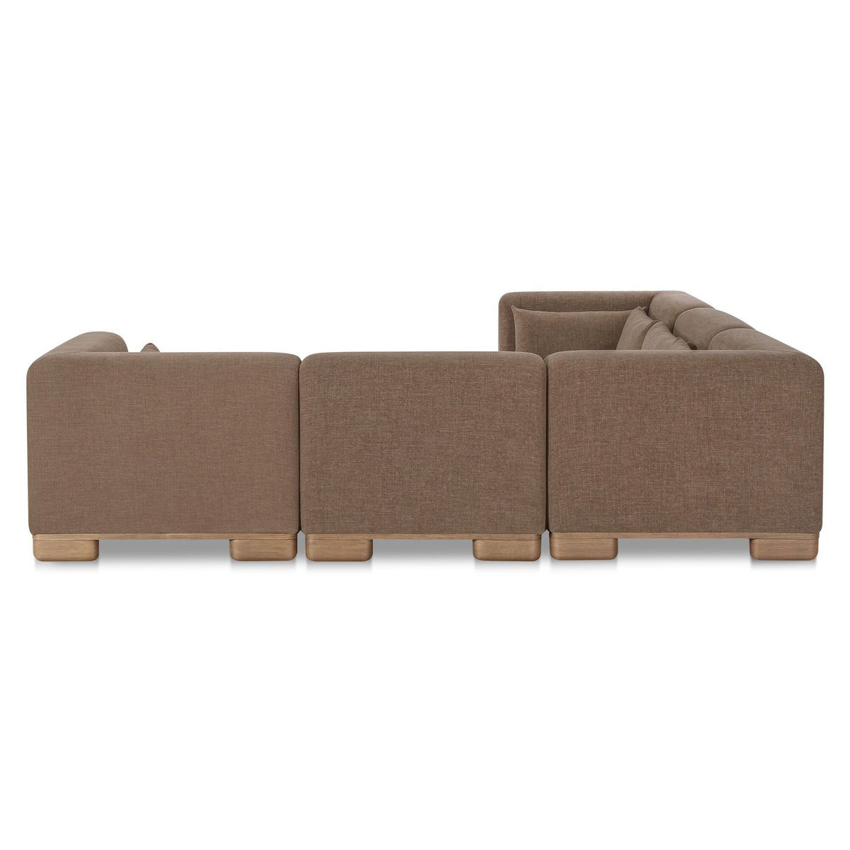 June - Classic L Modular Sectional - Dark Brown