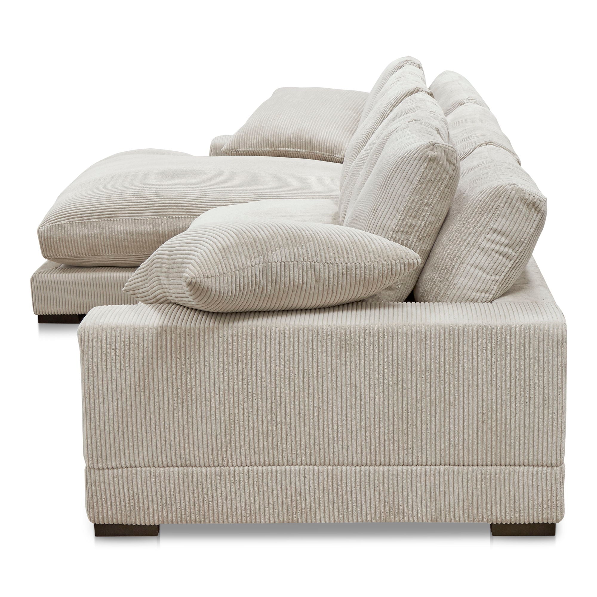Plunge - Large Sectional - Cappuccino