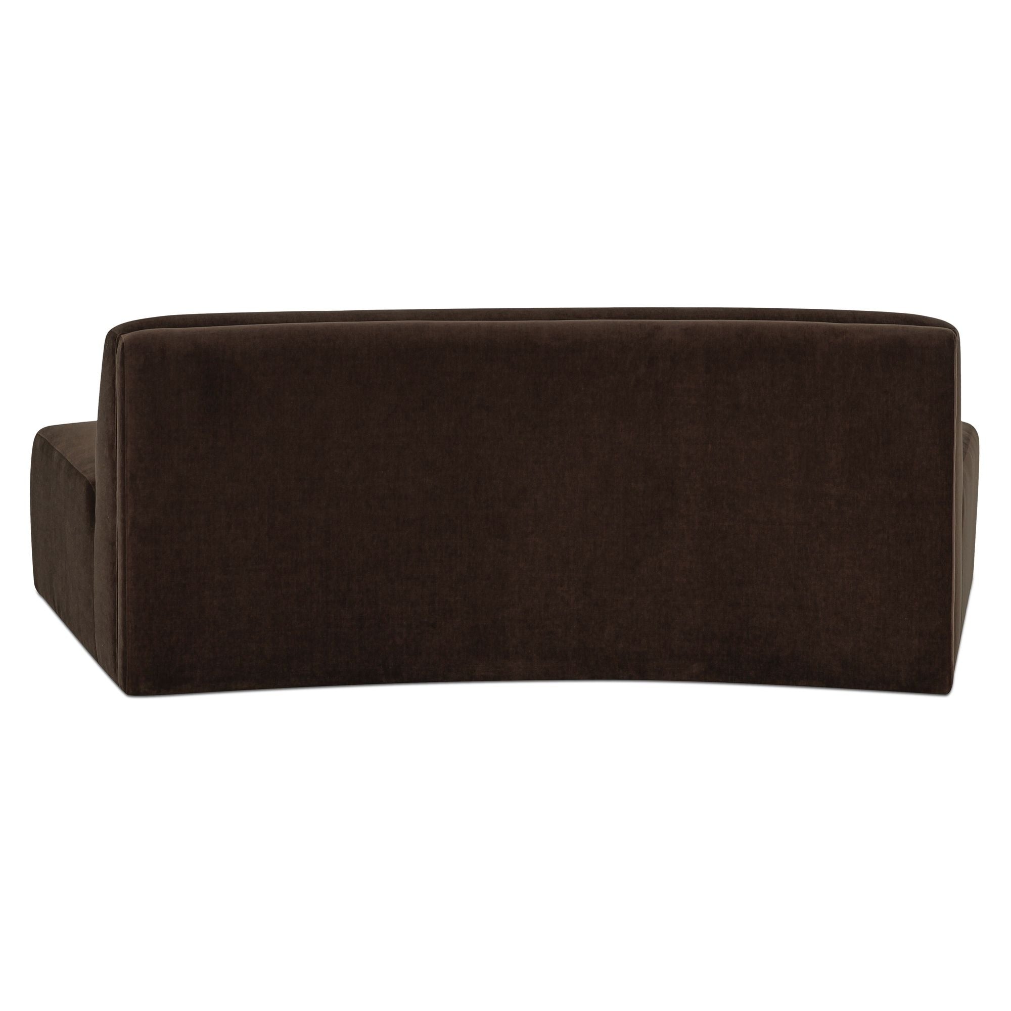 Naomi - Convex Sofa - Dark Brown