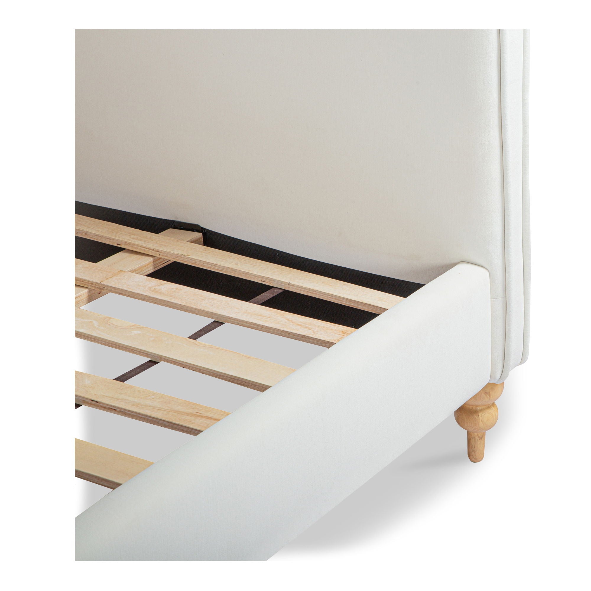 Jacqueline - King Panel Bed - White