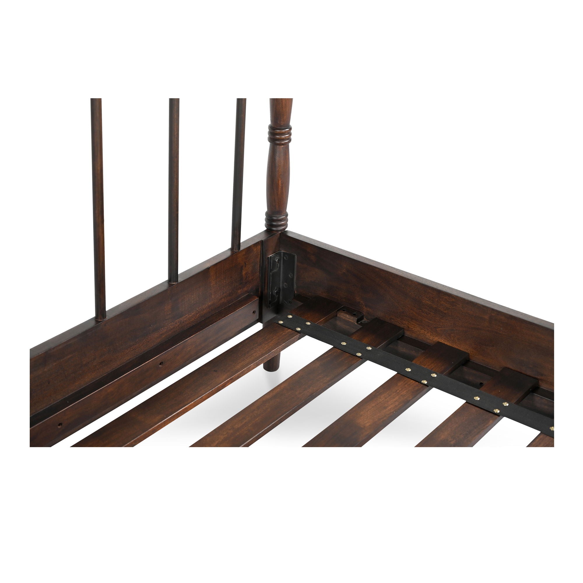 Vivian - Queen Bed - Dark Brown