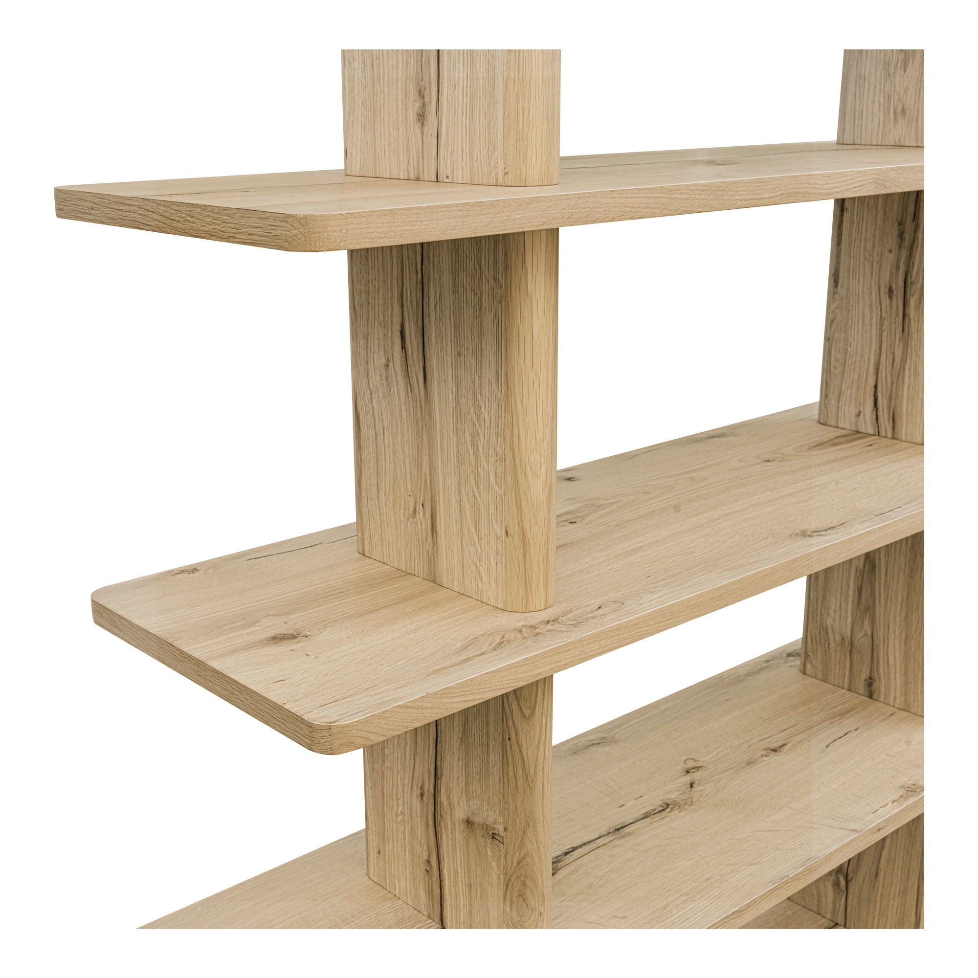 Casey - Large Standard Bookcase - Light Brown