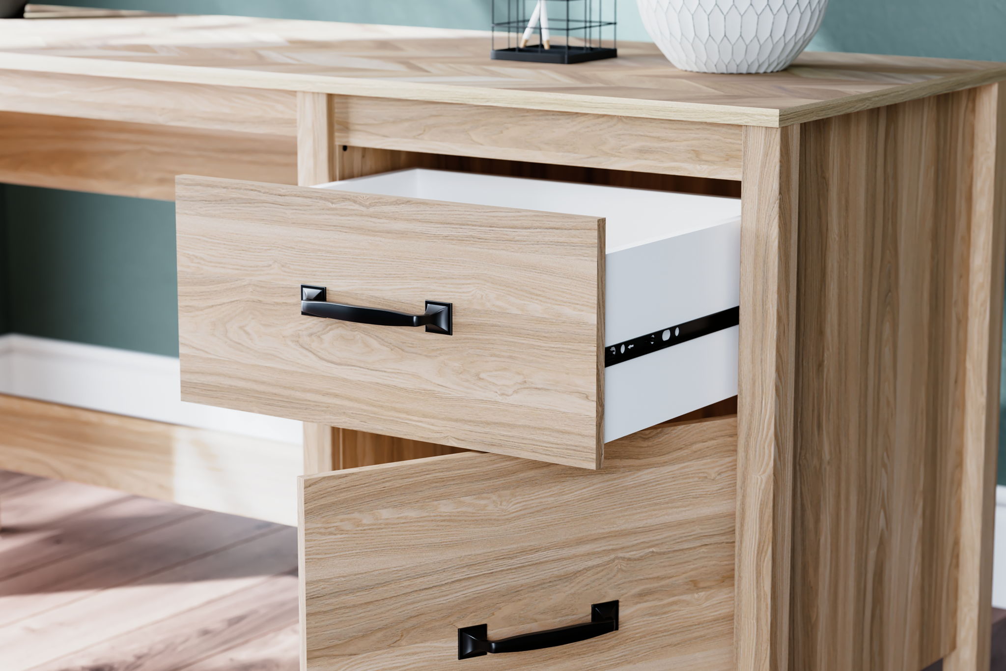 Battelle - Home Office Desk - Tan