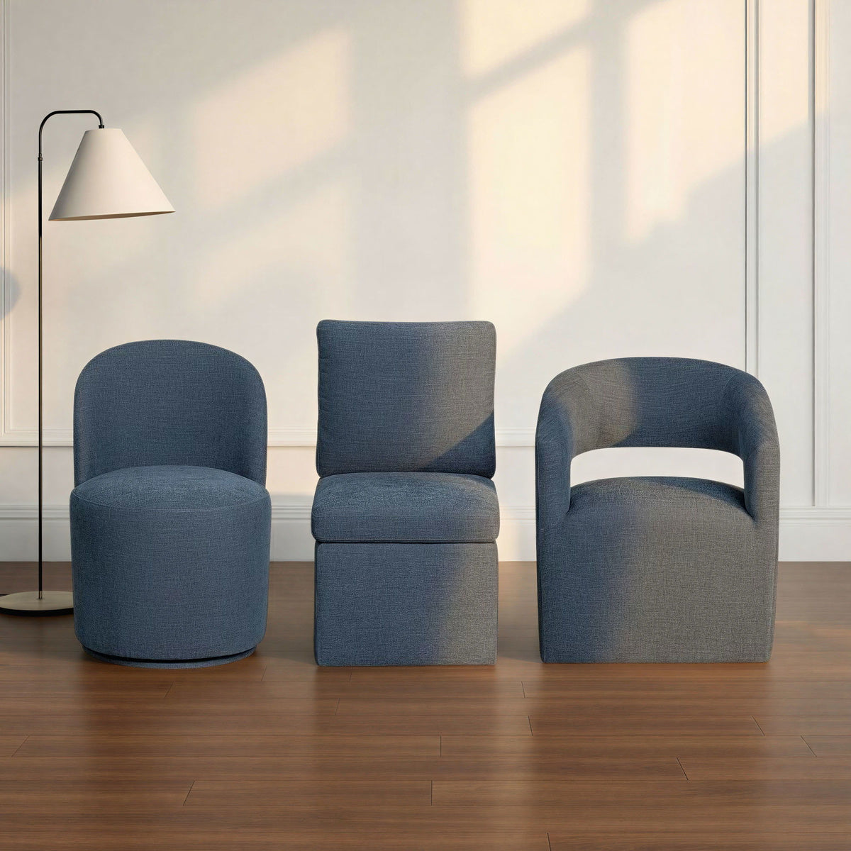 Upholstered Dining Chair Pillow Back