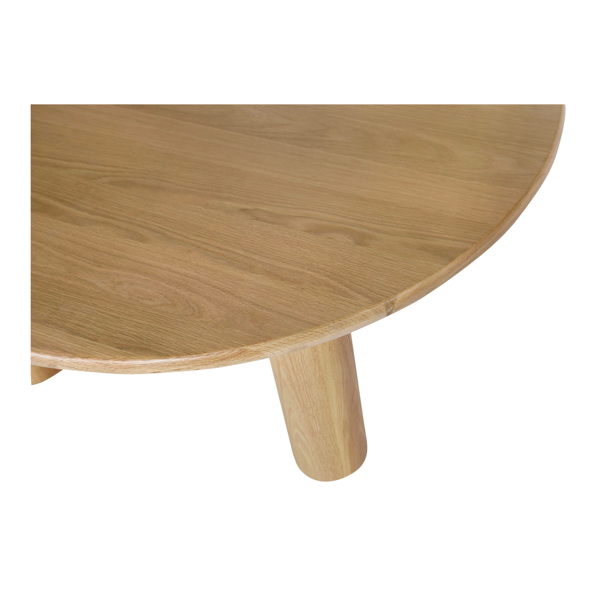 Milo - Round Dining Table - Natural Solid Oak