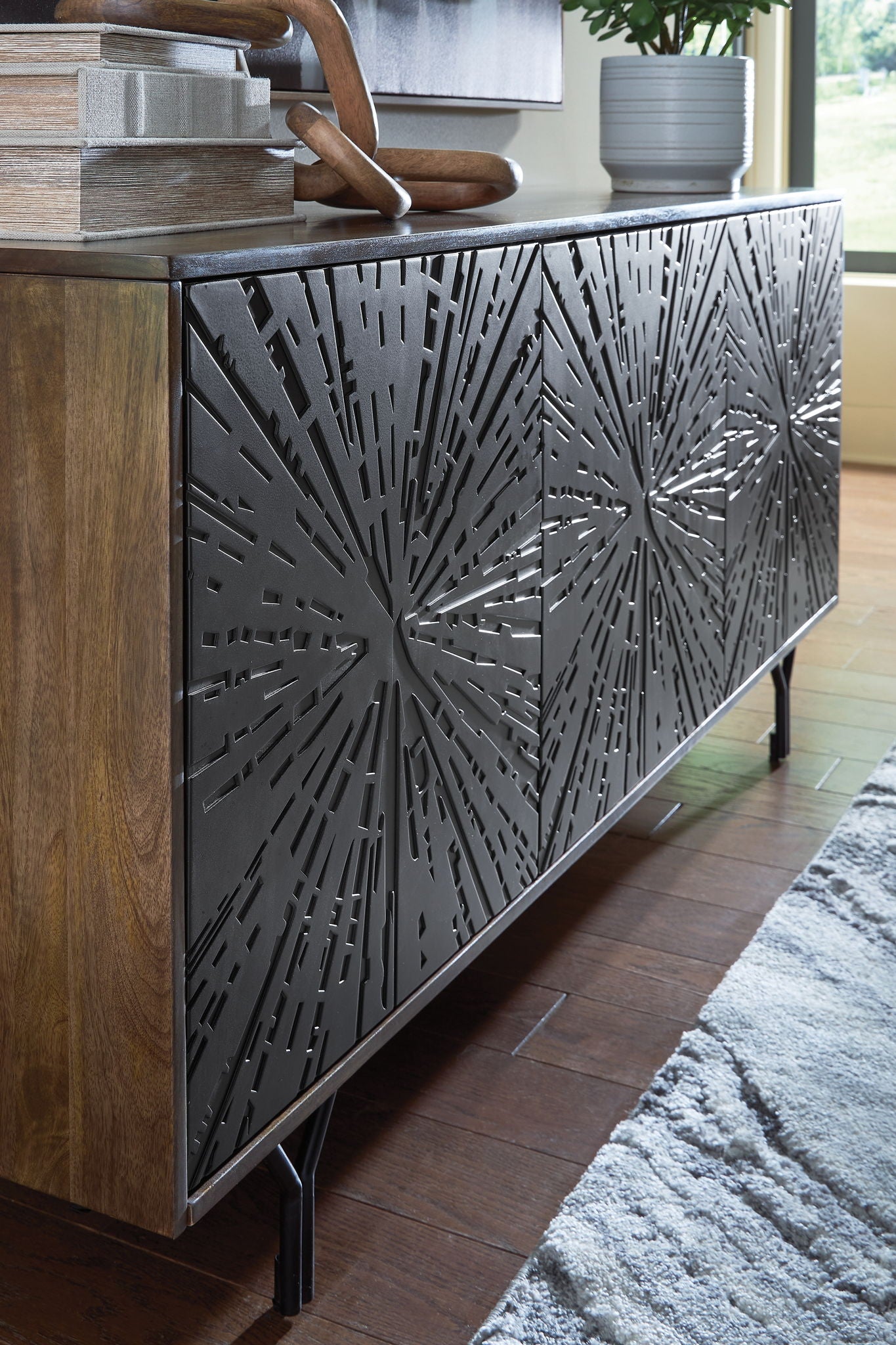 Lavinmont - Multi Brown - Accent Cabinet