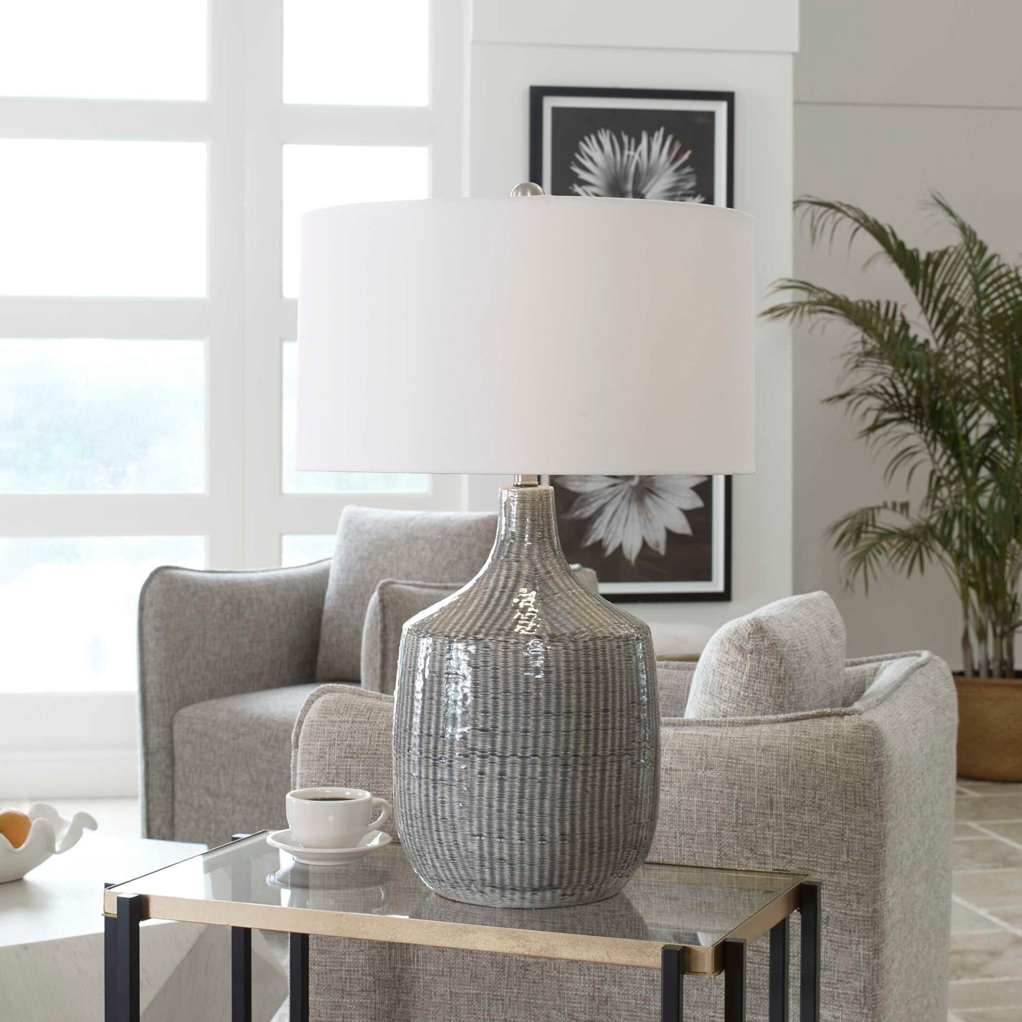 Felipe - Table Lamp - Distressed Gray