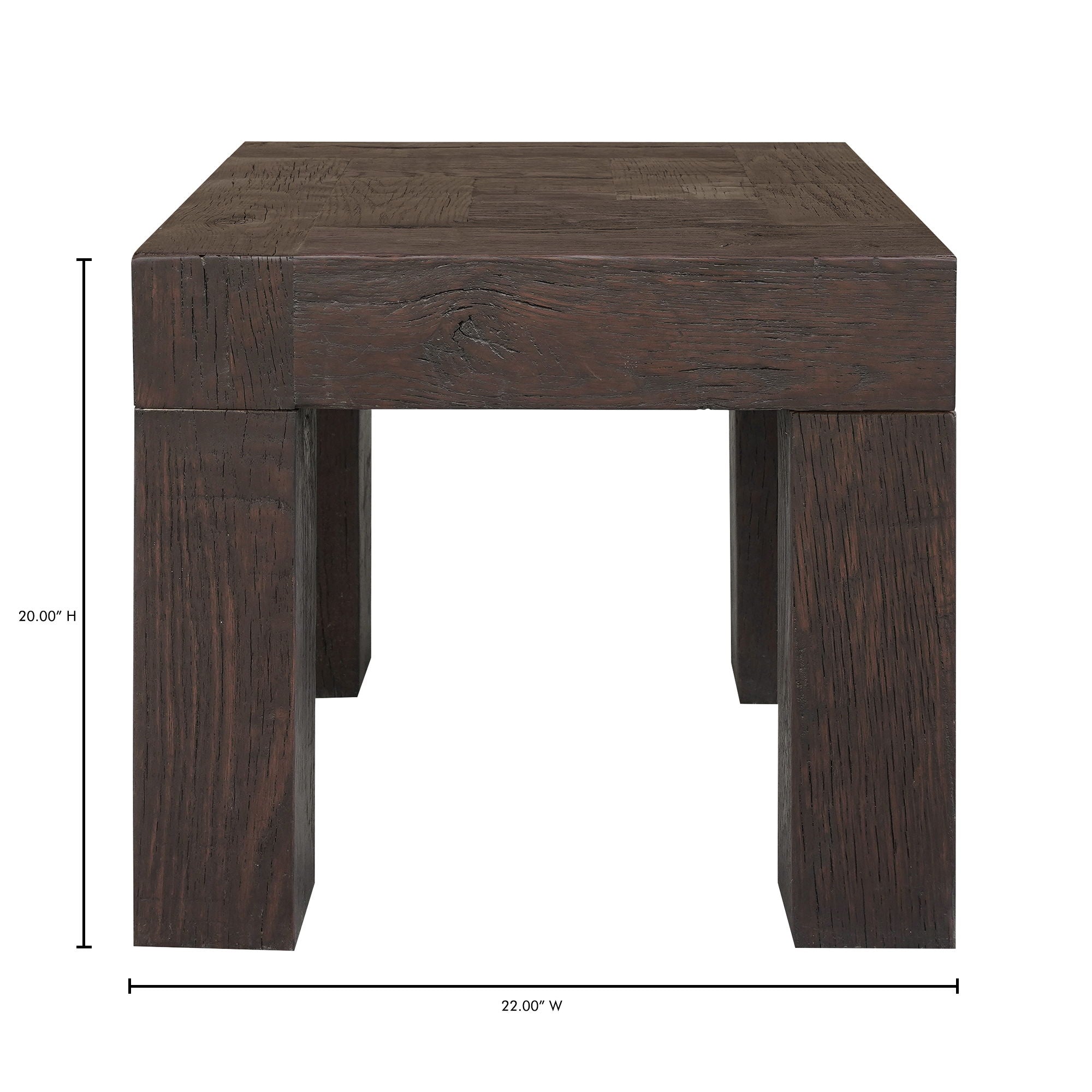 Evander - Side Table - Dark Brown