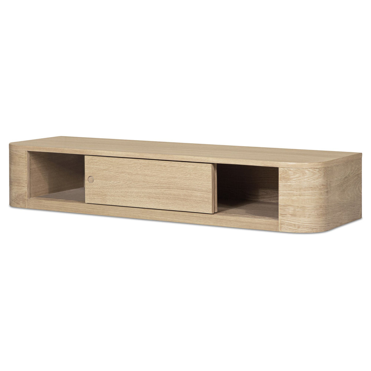 Round - Off Floating Console Table - Natural