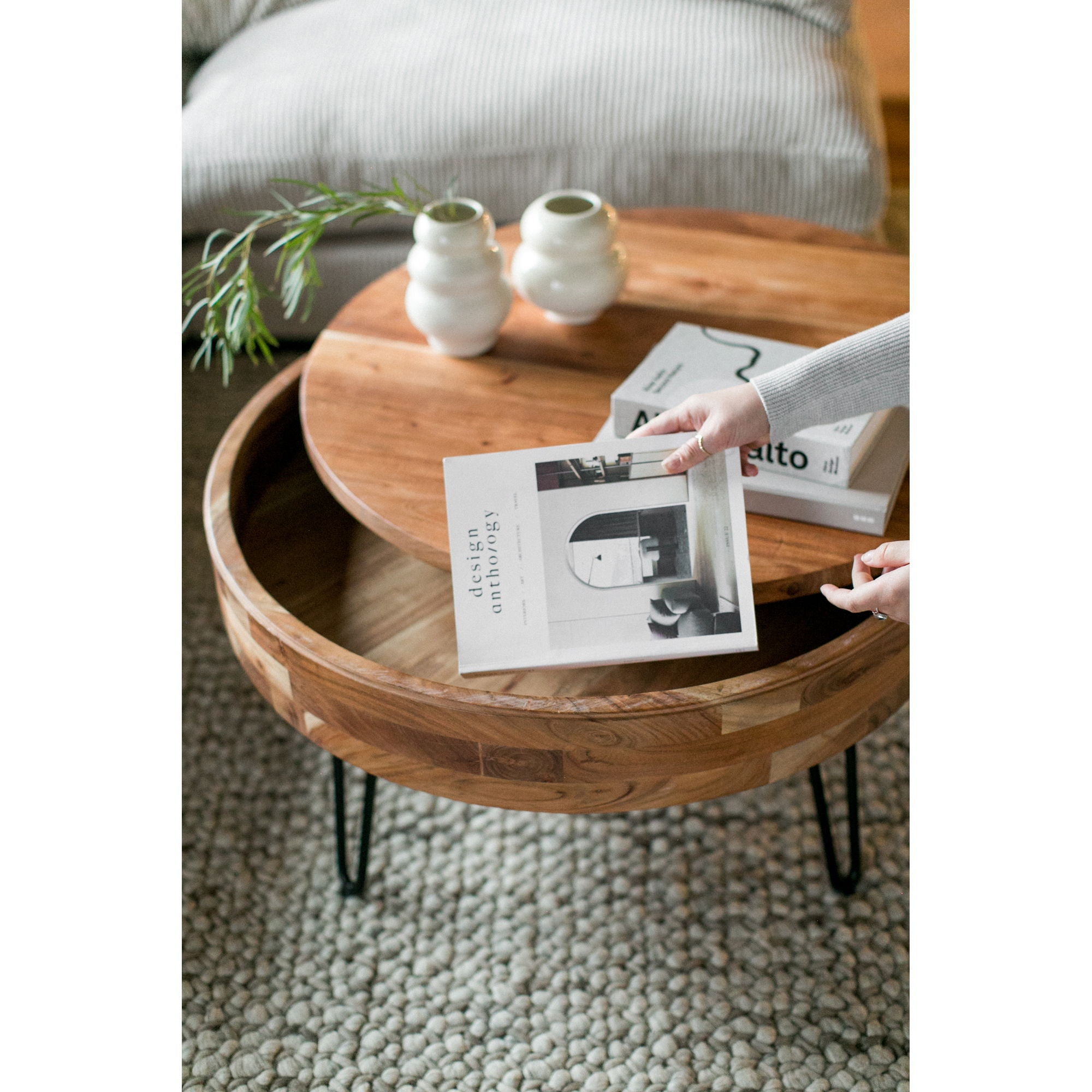 Privado - Storage Coffee Table - Natural