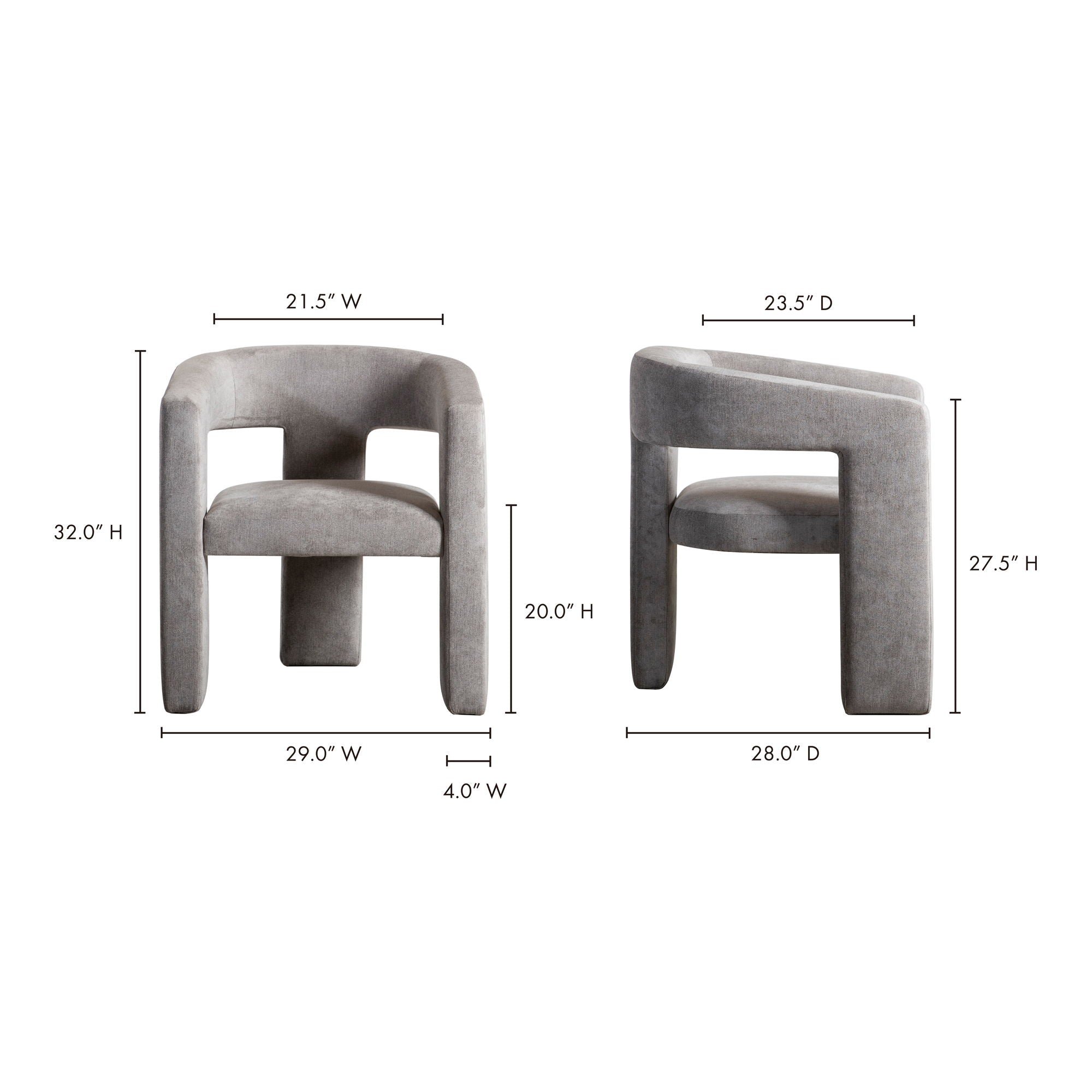 Elo - Chair - Dark Gray