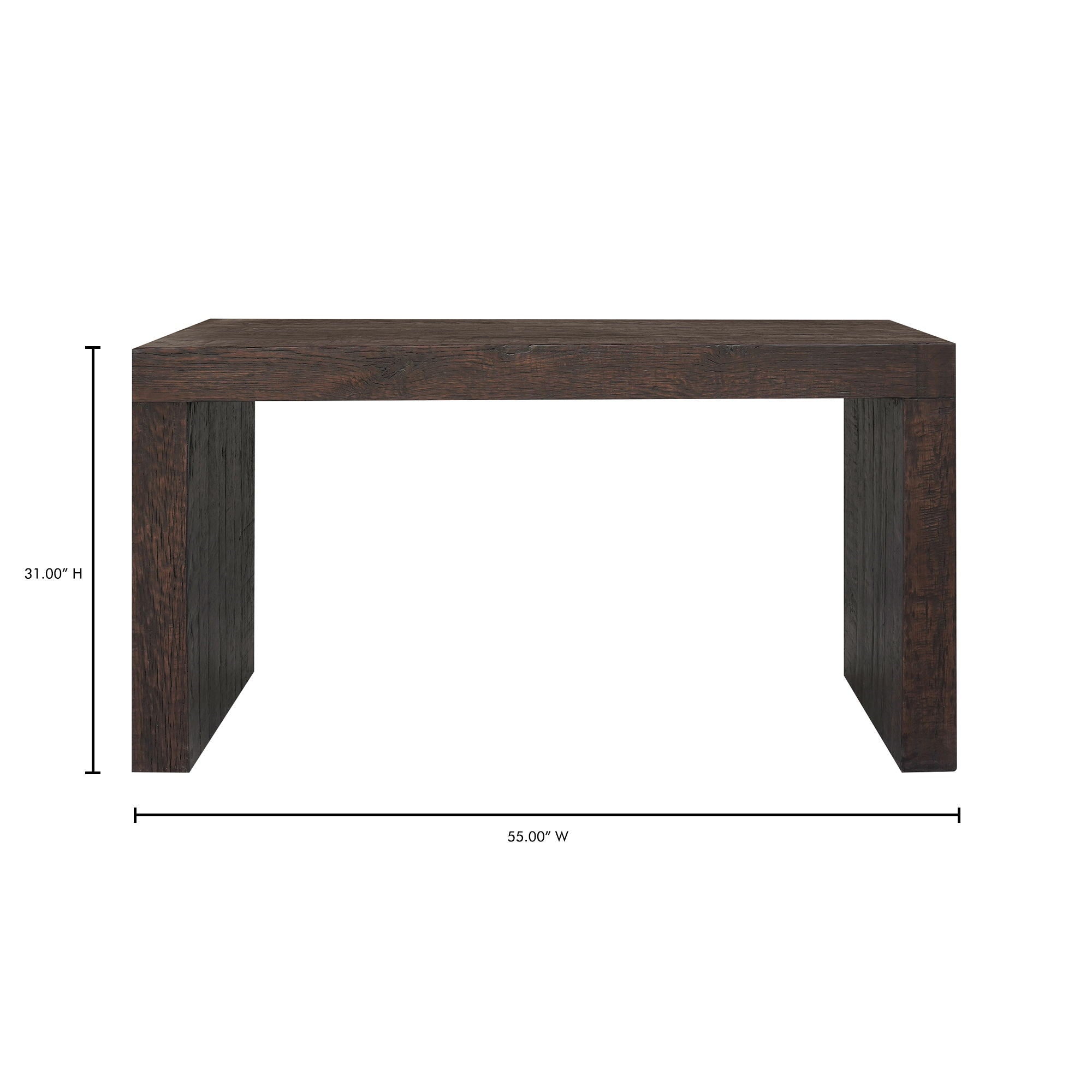 Evander - Console Table - Dark Brown