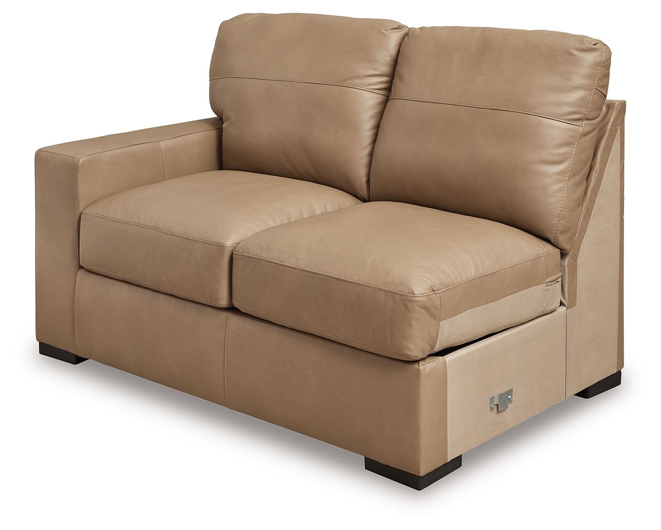 Bandon - Toffee - 4-Piece Sectional With Laf Loveseat - Leather Match