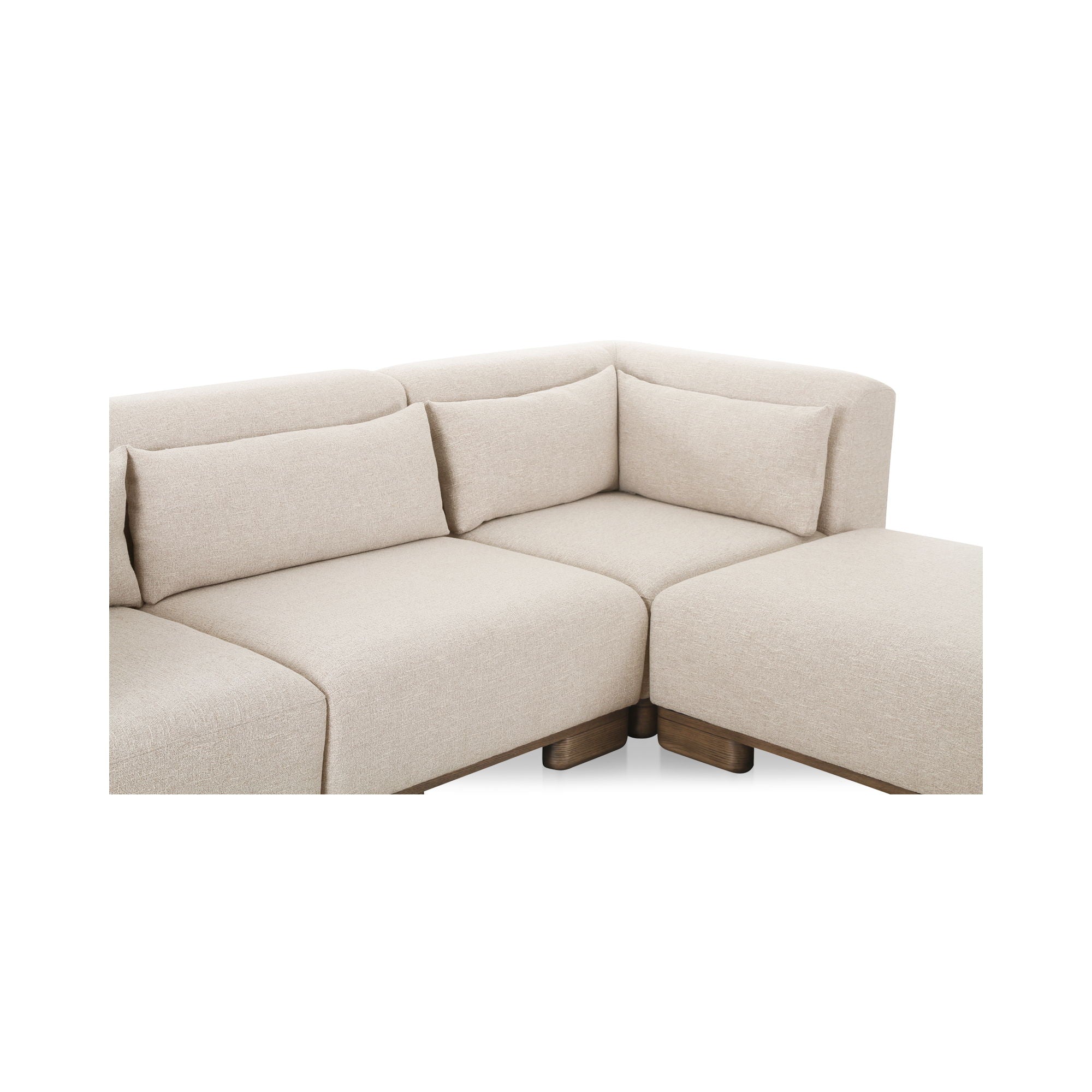 June - Lounge Modular Sectional - Oatmeal