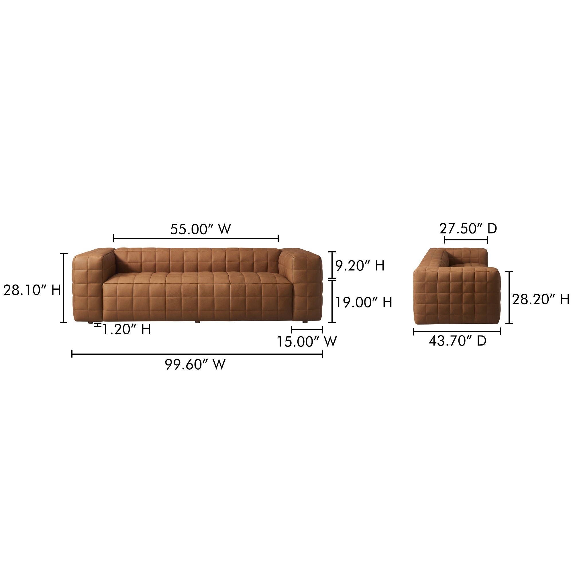 Callan - Sofa - Tan