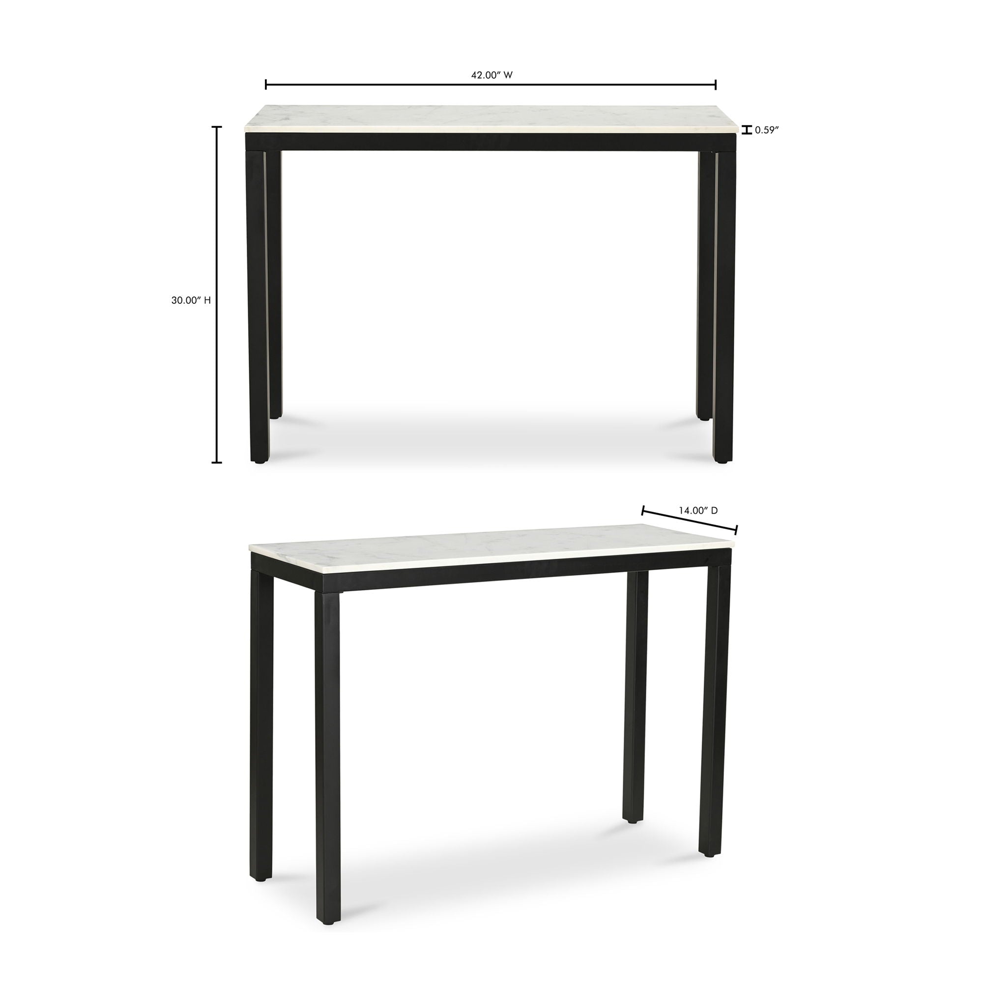 Parson - Console Table - Black