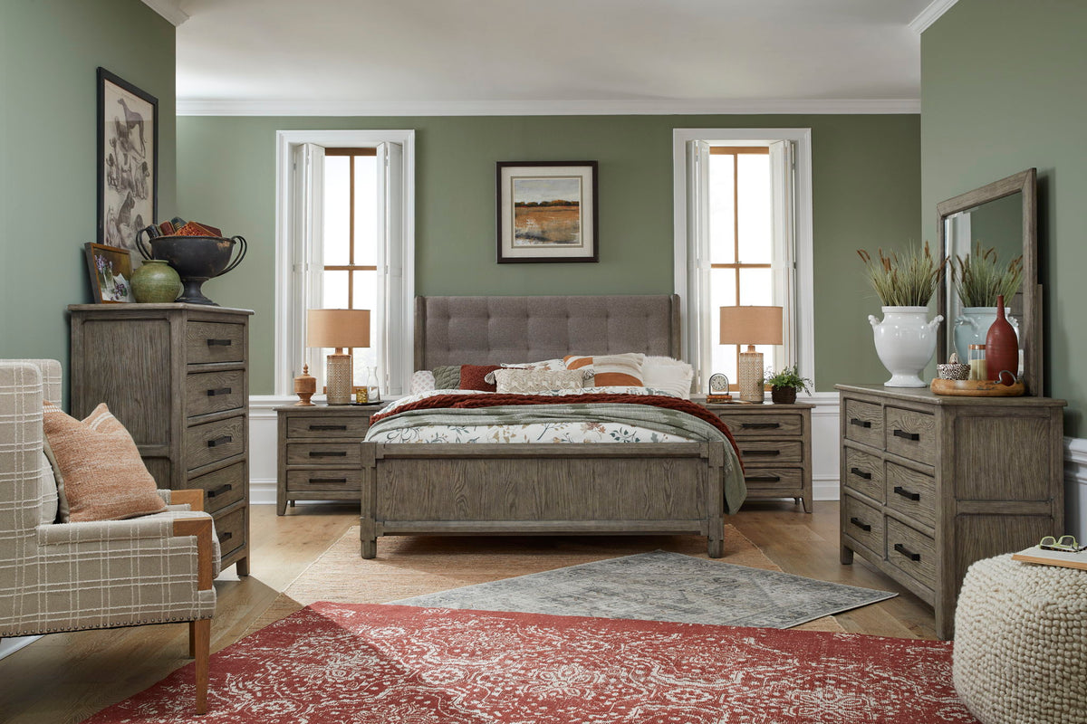 Claremont - Landscape Mirror - Smokey Taupe