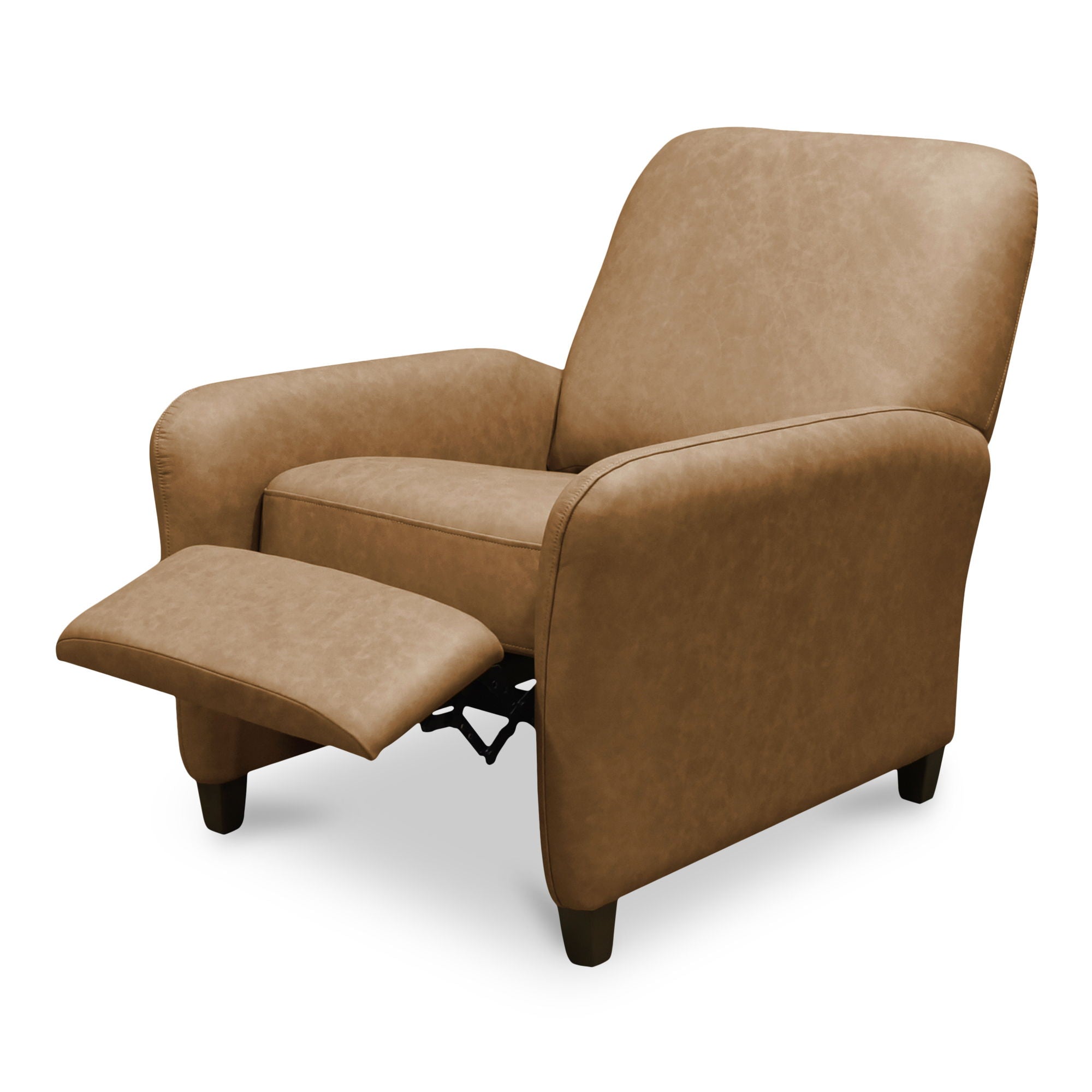 Luna - Leather Recliner Chair - Tan