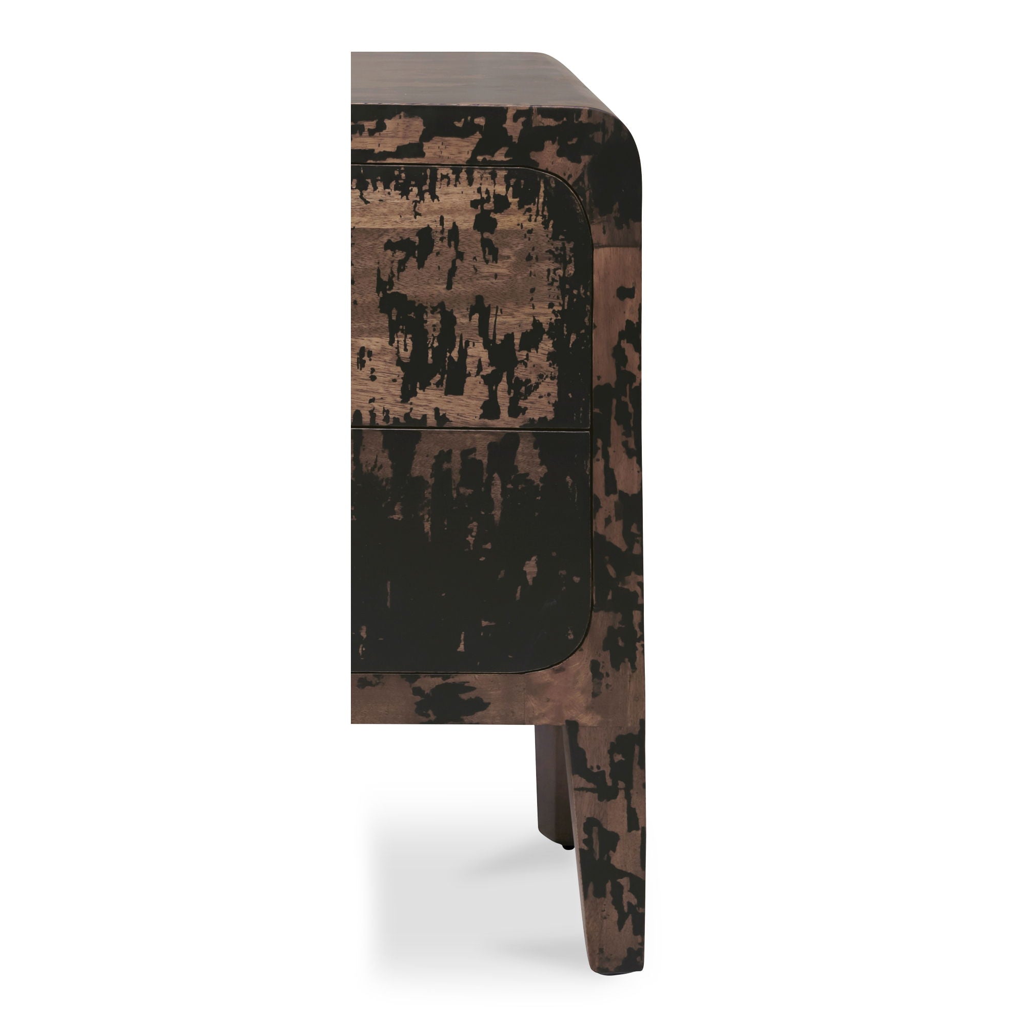 Iris - Nightstand - Distressed Black