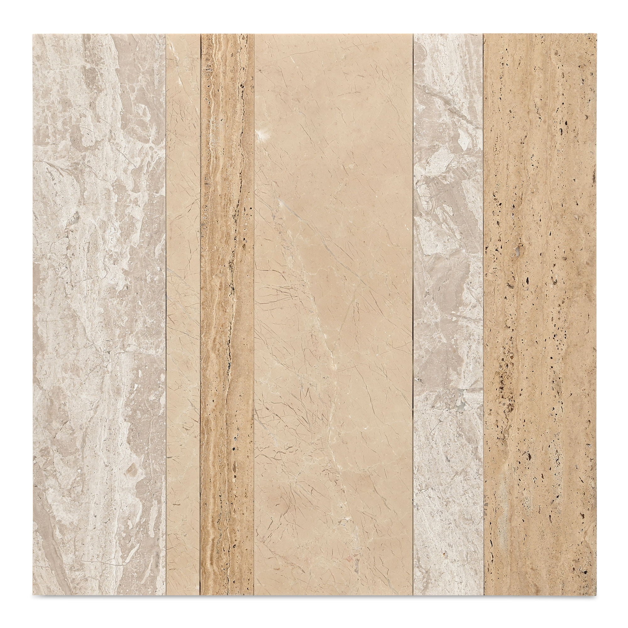 Rosa - Accent Table - Multicolor Marble
