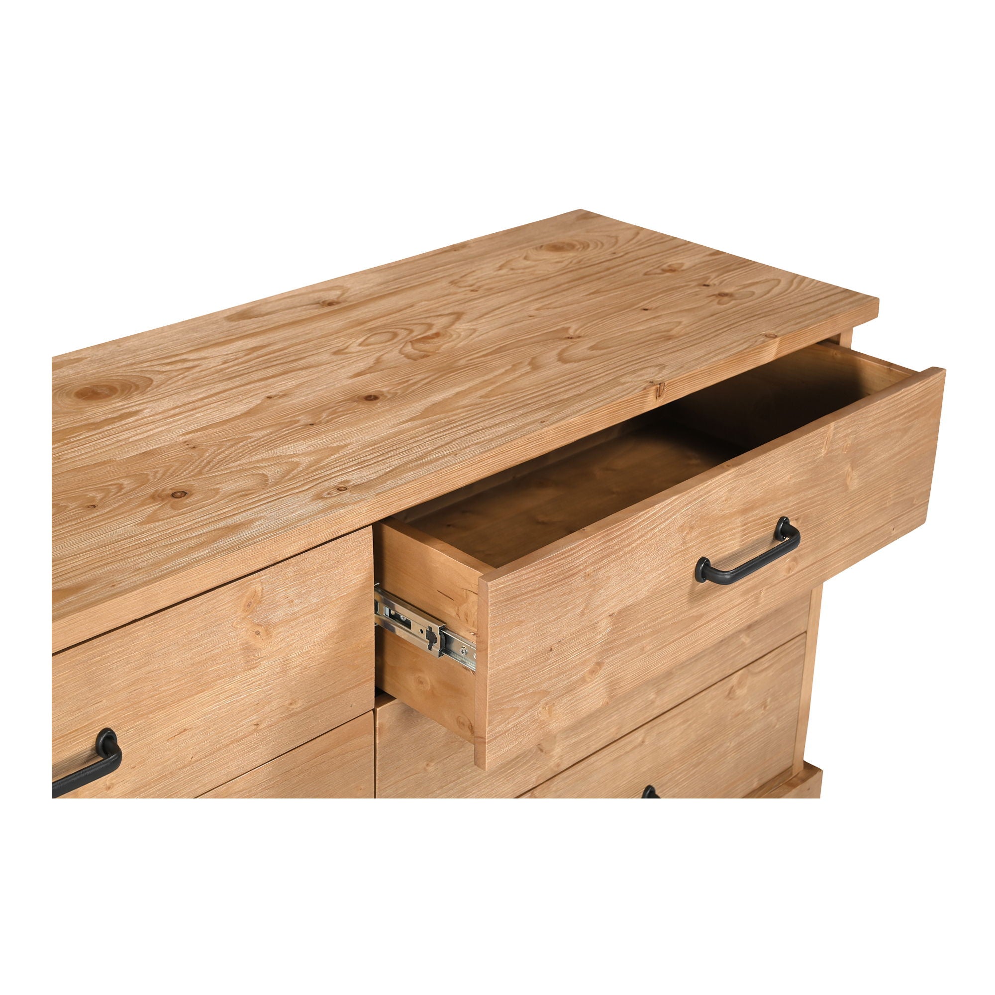 Tade - 6 Drawer Dresser - Honey