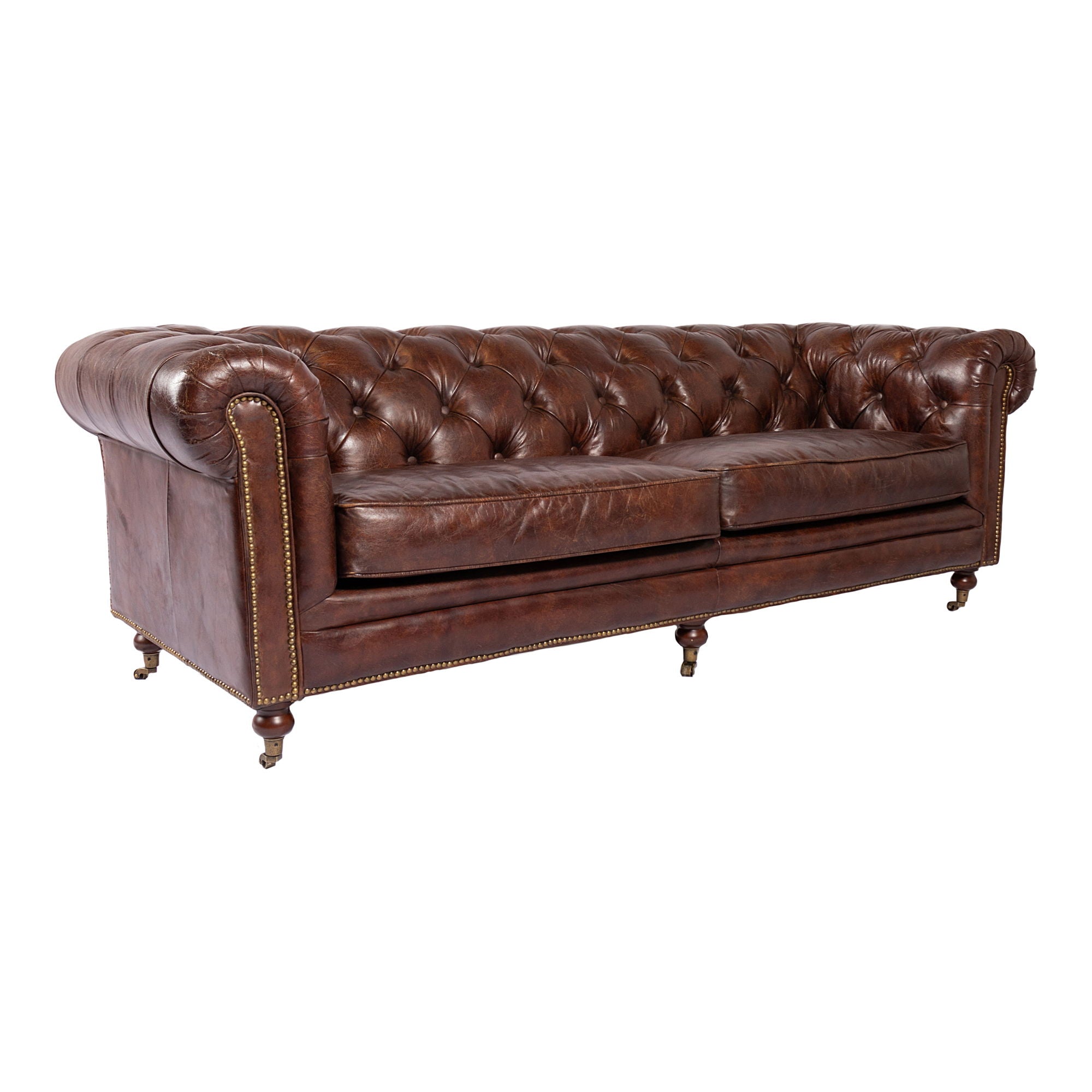 Birmingham - Sofa - Dark Brown Leather