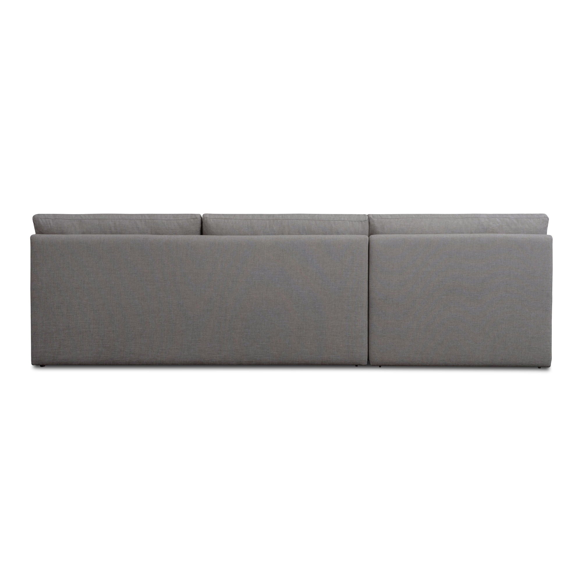 Miles - 2 Piece Outdoor Modular - Light Gray