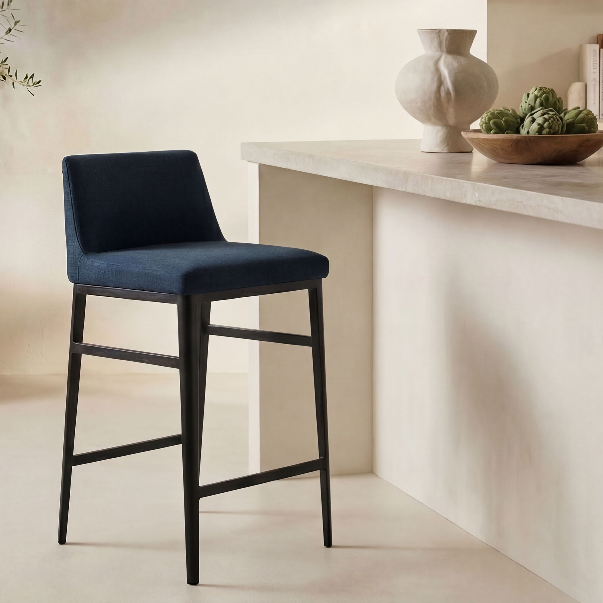 Baron - Counter Stool - Blue