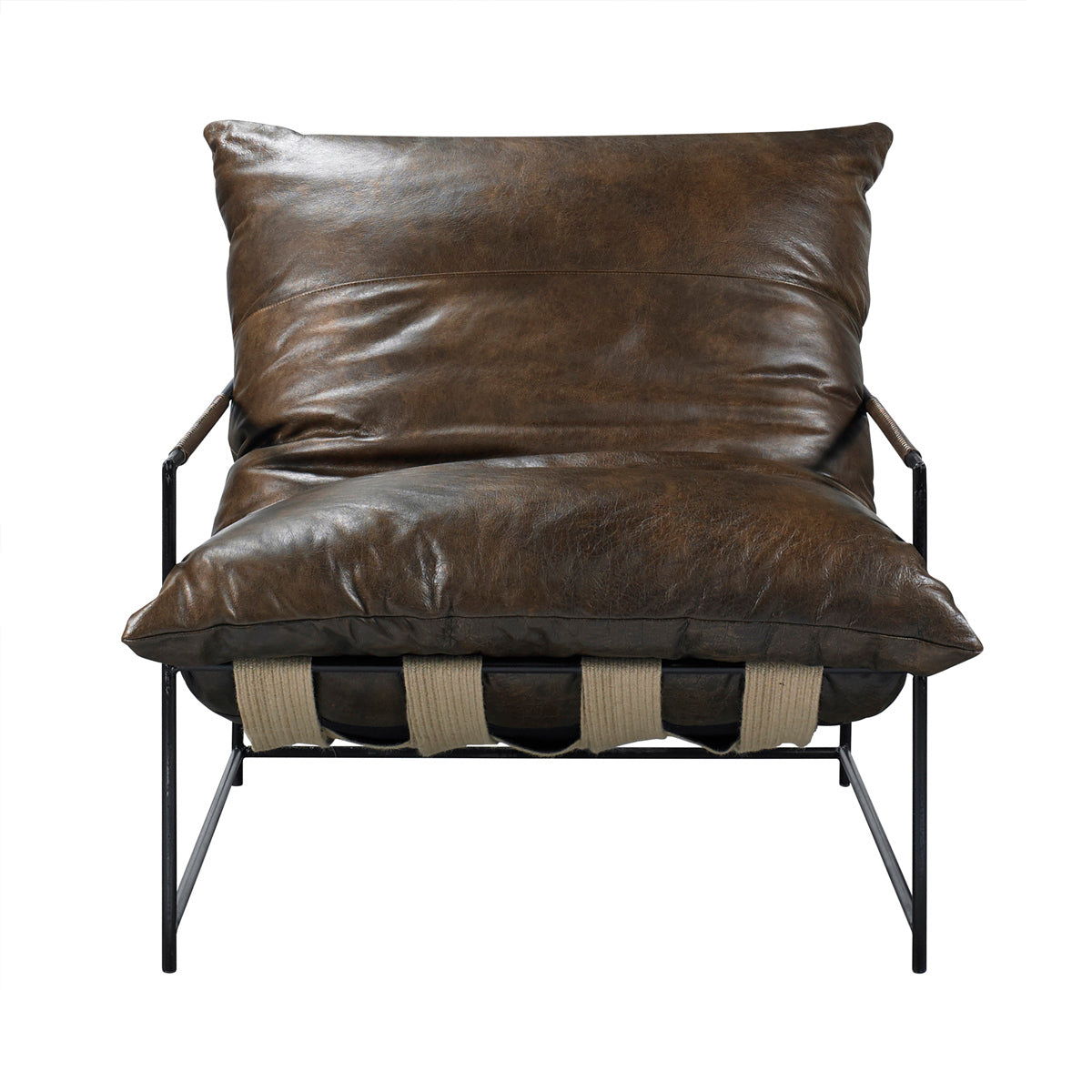 Palermo - Leather Accent Chair - Brown