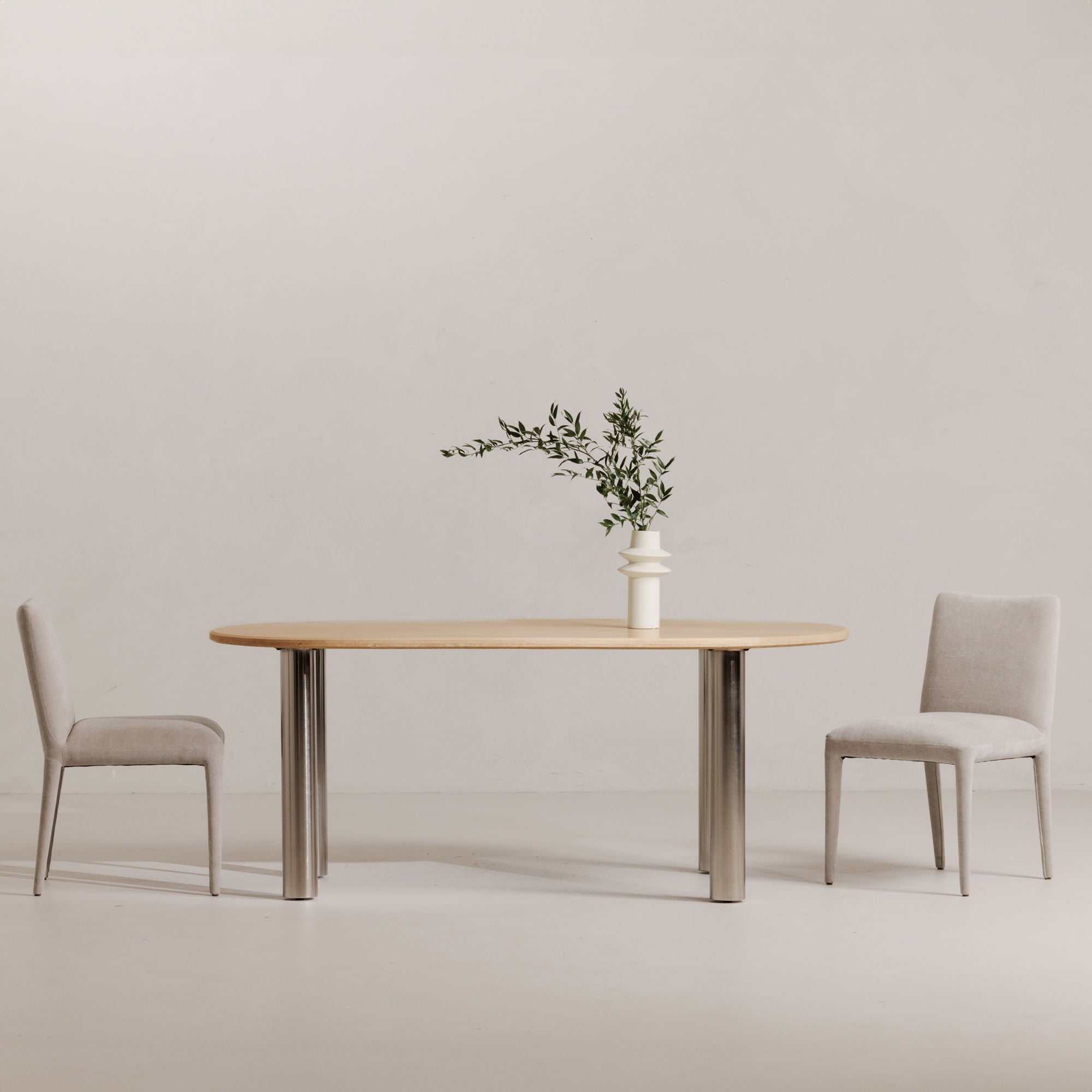 Calla - Dining Chair (Set of 2) - Light Gray