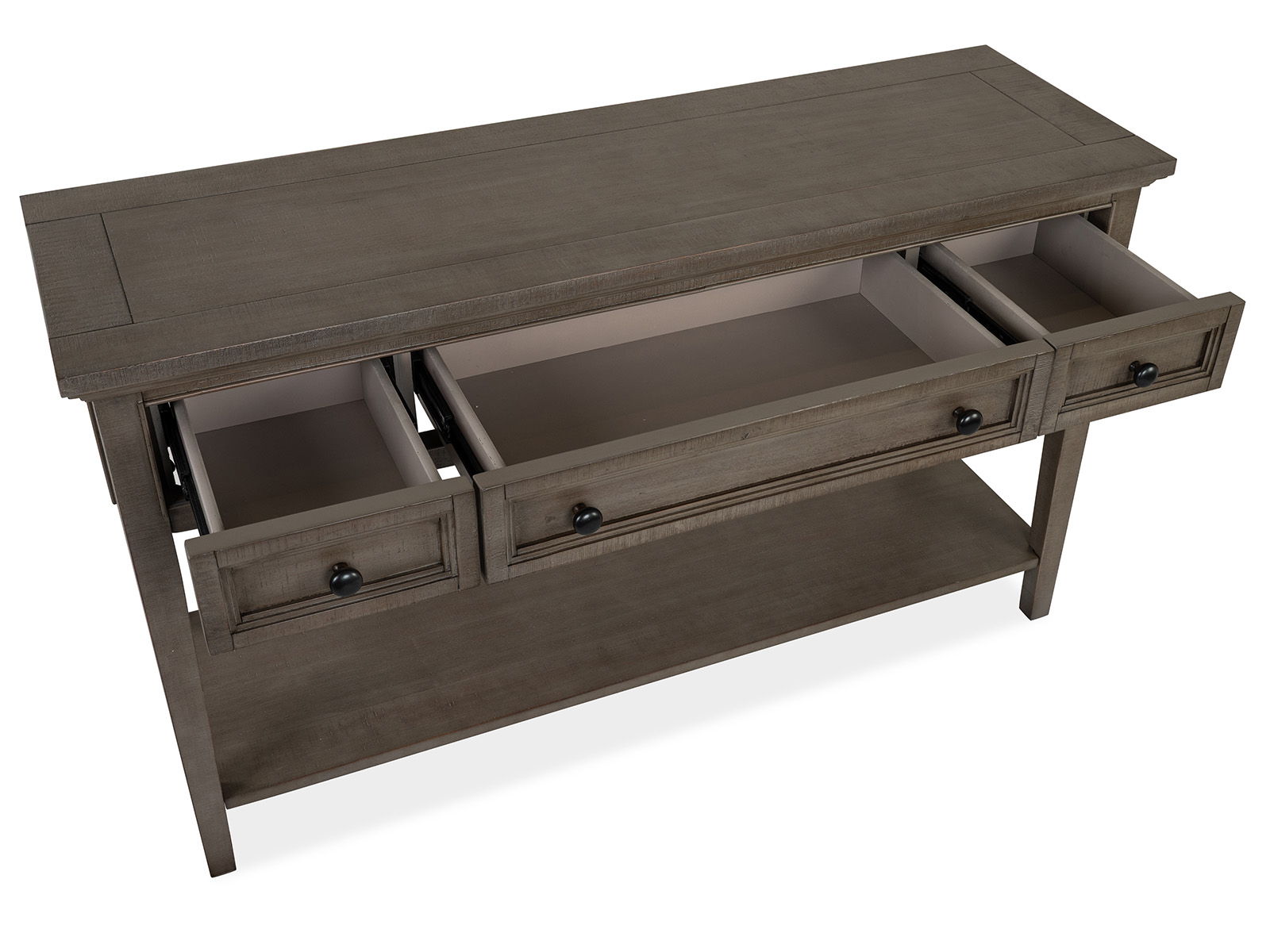 Paxton Place - Rectangular Sofa Table - Dovetail Grey