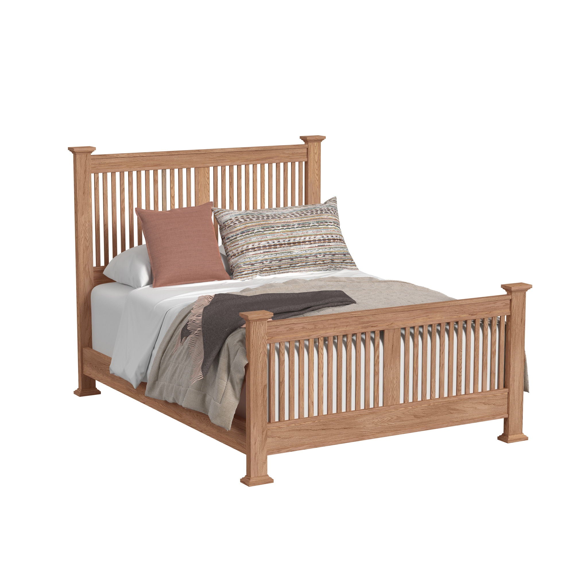 Oak Park - Slat Bed
