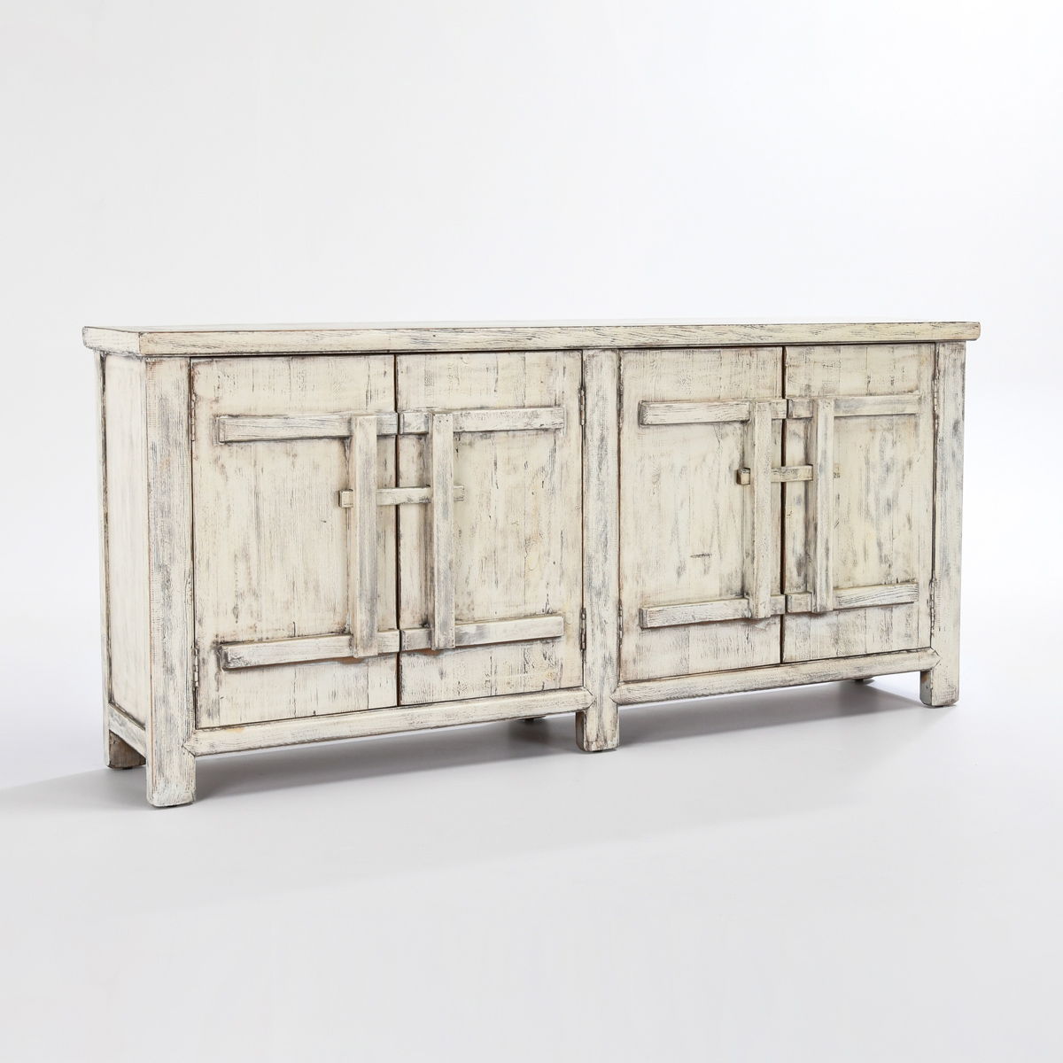 Lagos - 4 Door Sideboard - Antique White