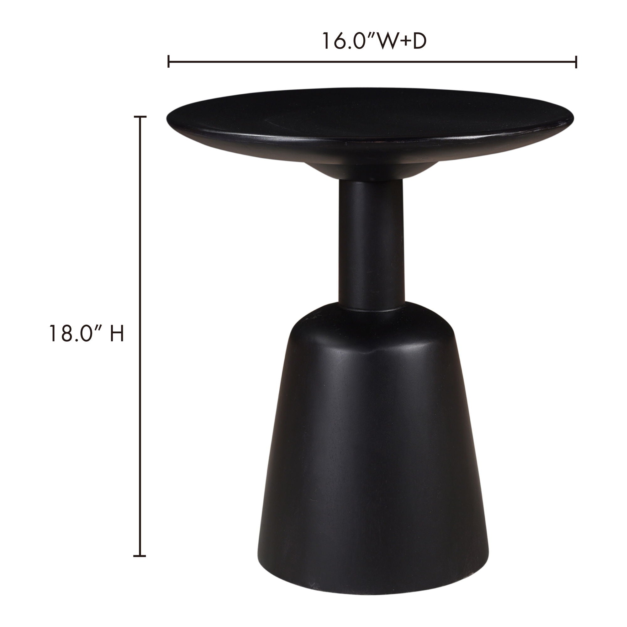 Nels - End Table - Black