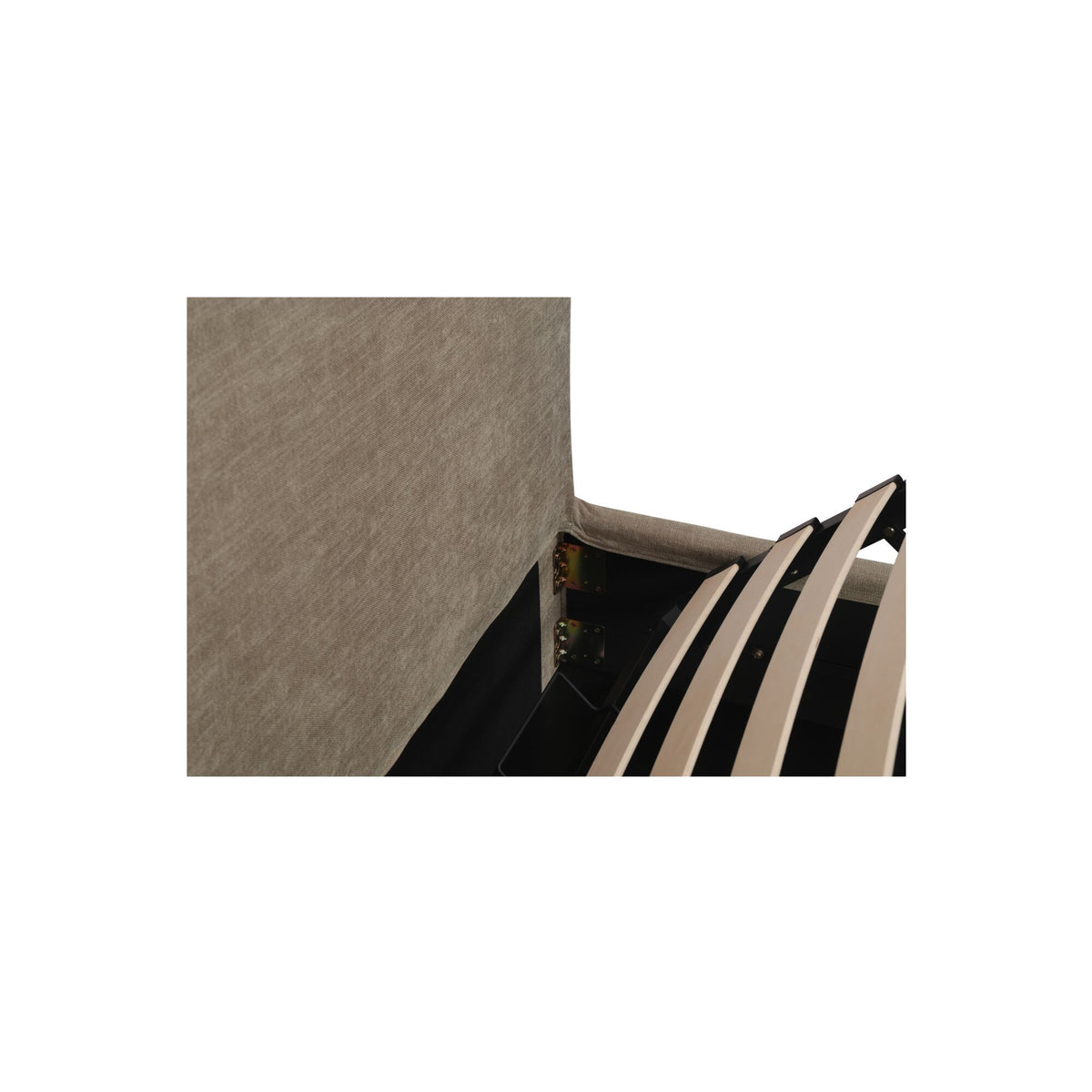 Joan - Queen Storage Bed - Taupe