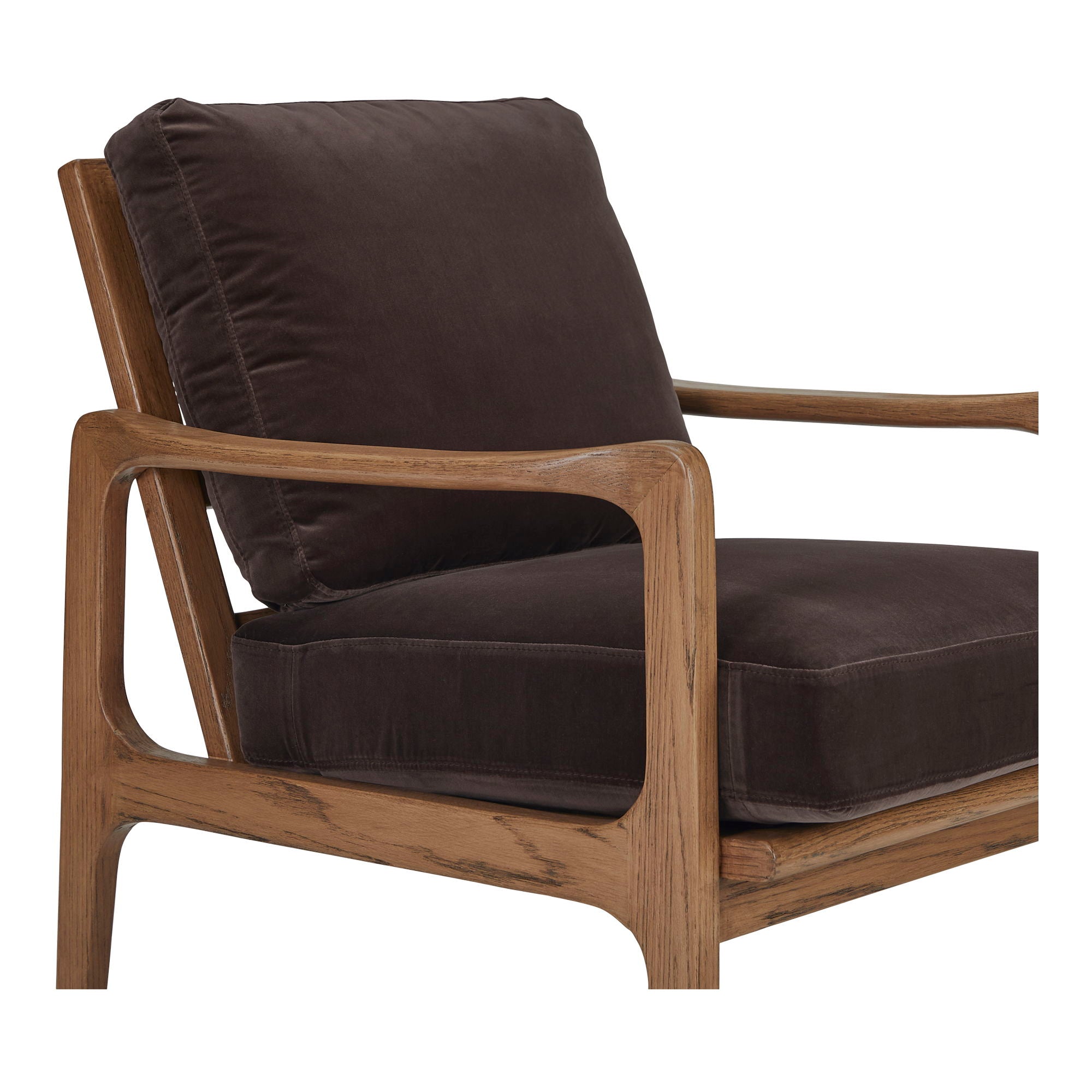 Fearne - Accent Chair - Dark Brown