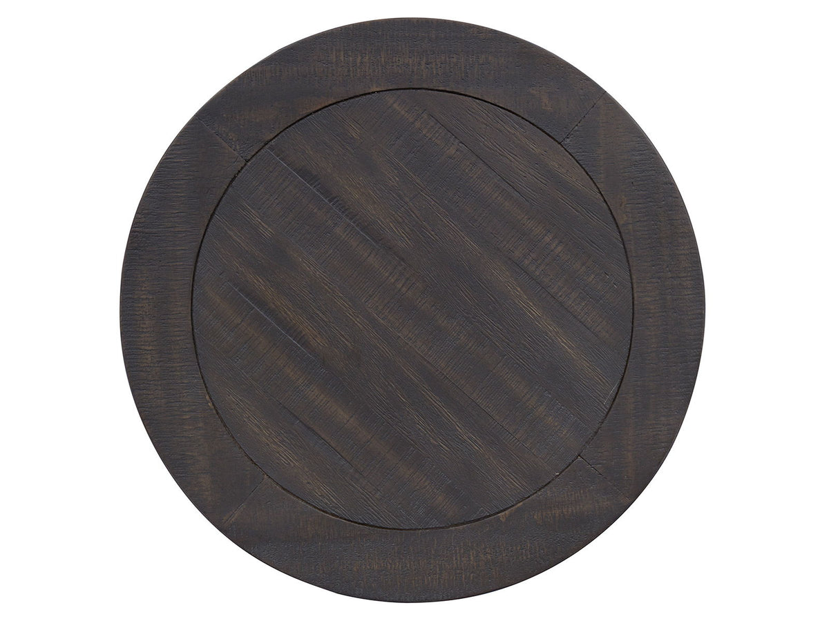 Westley Falls - Round Accent End Table - Graphite