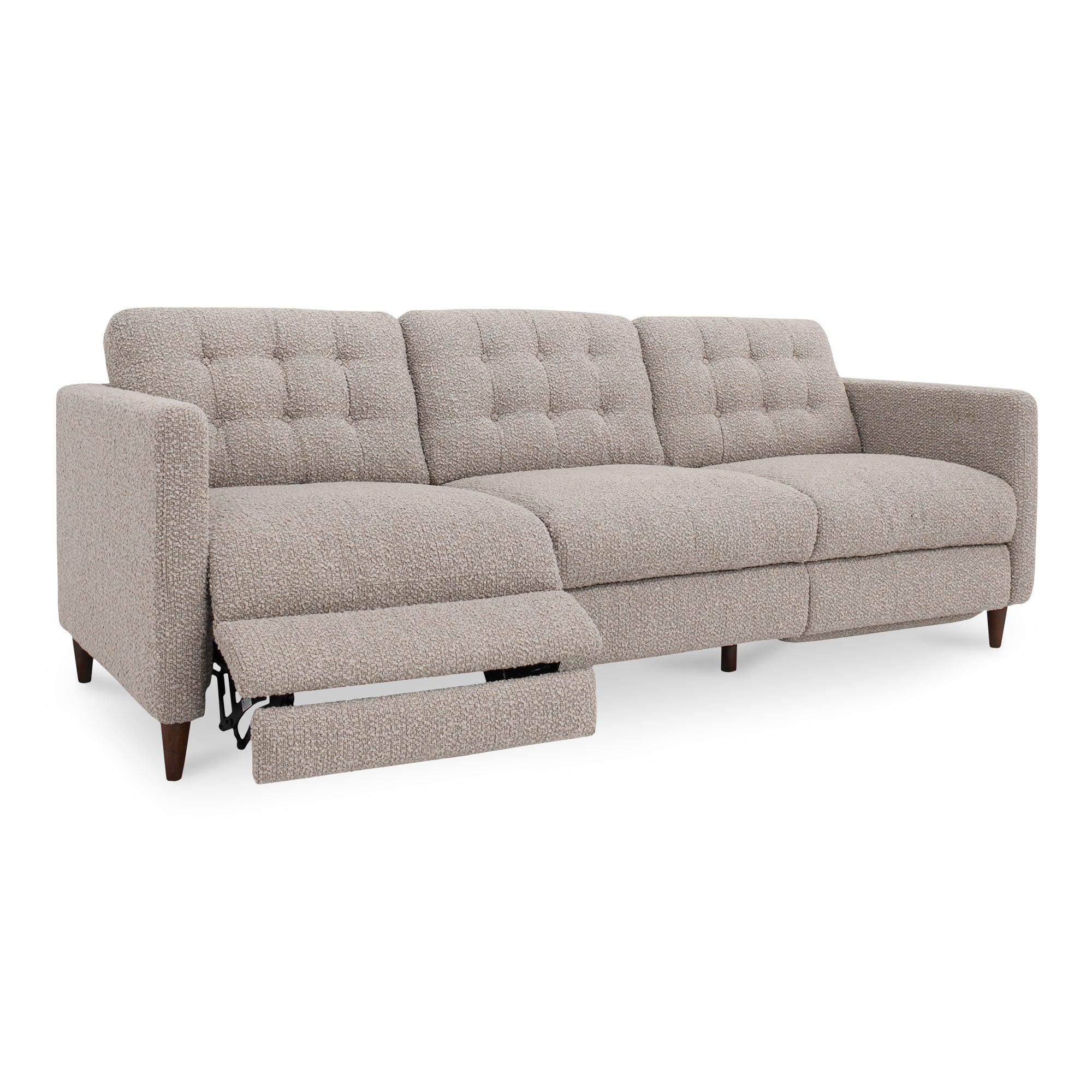 Bridgers - Power Recliner Sofa - Warm Grey