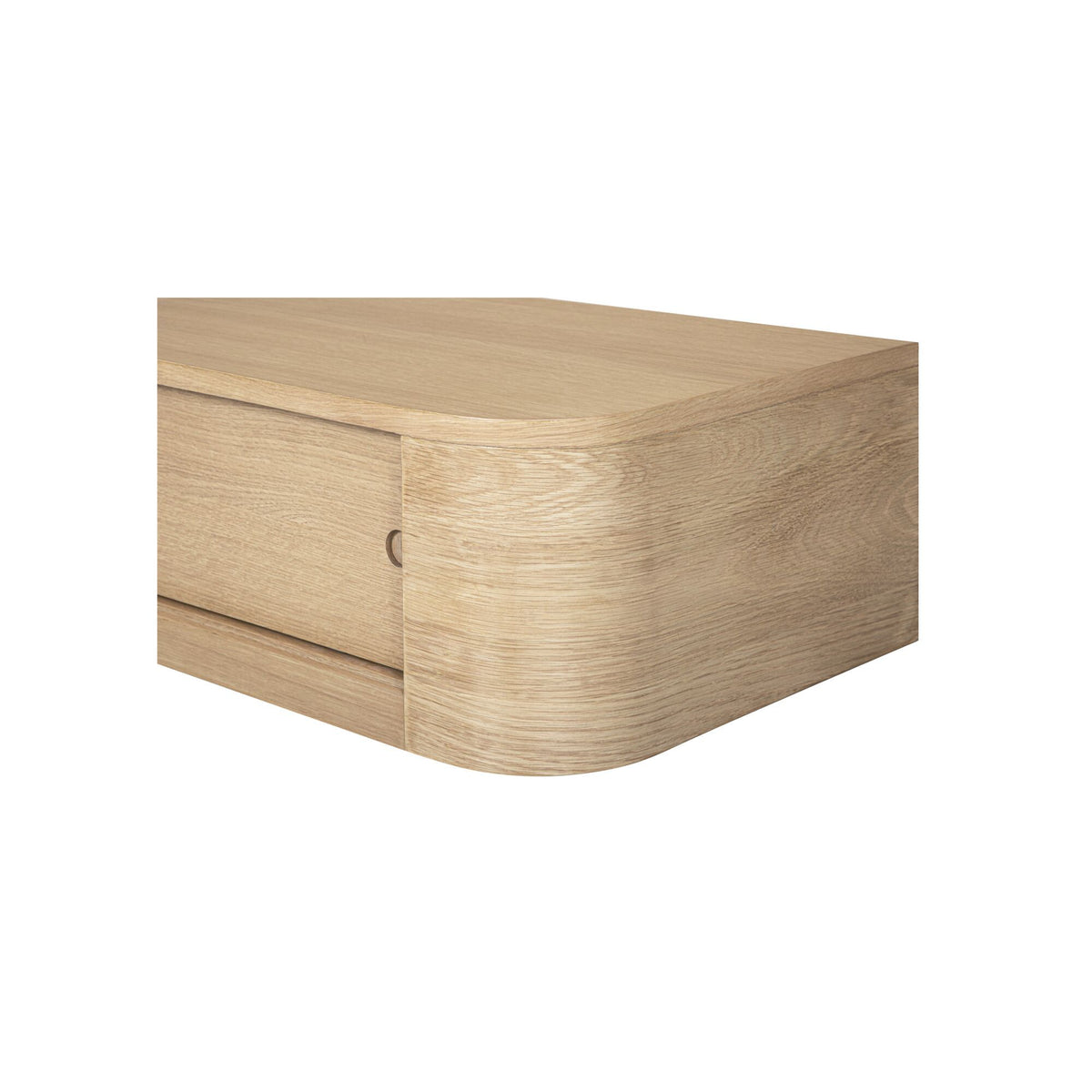 Round - Off Floating Console Table - Natural