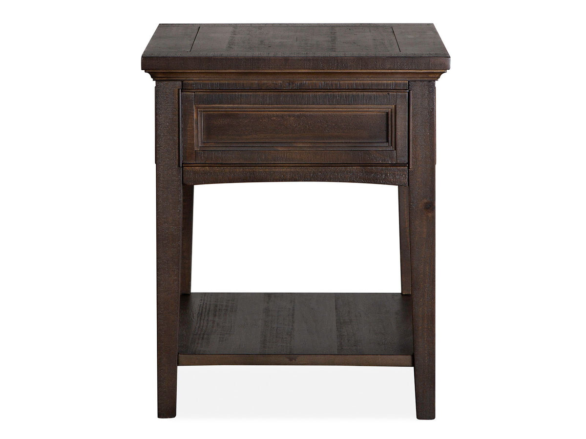 Westley Falls - Rectangular End Table - Graphite