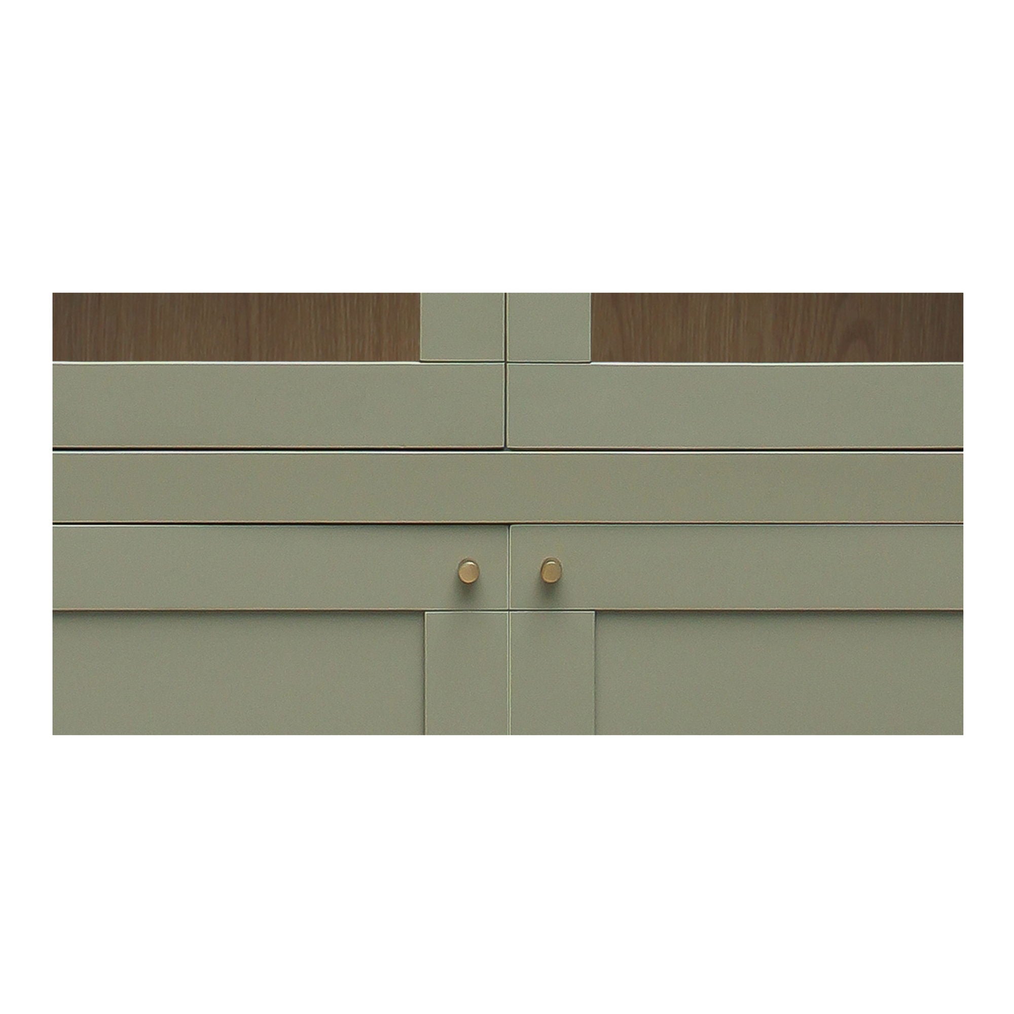 Hannah - Tall Display Cabinet - Green