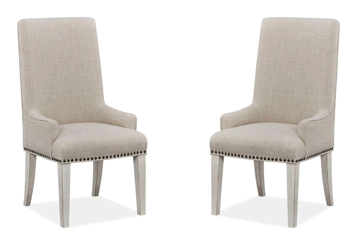 Bronwyn - Upholstered Host Side Chair (Set of 2) - Alabaster