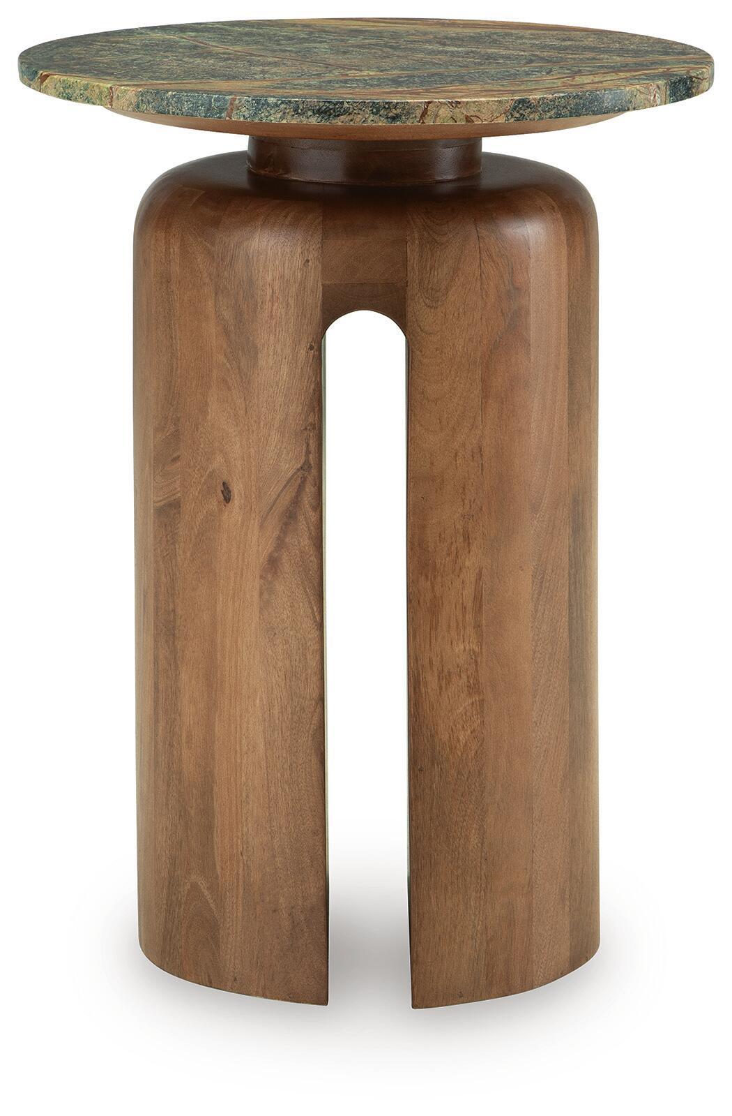 Caplow - Accent Table - Brown / Green
