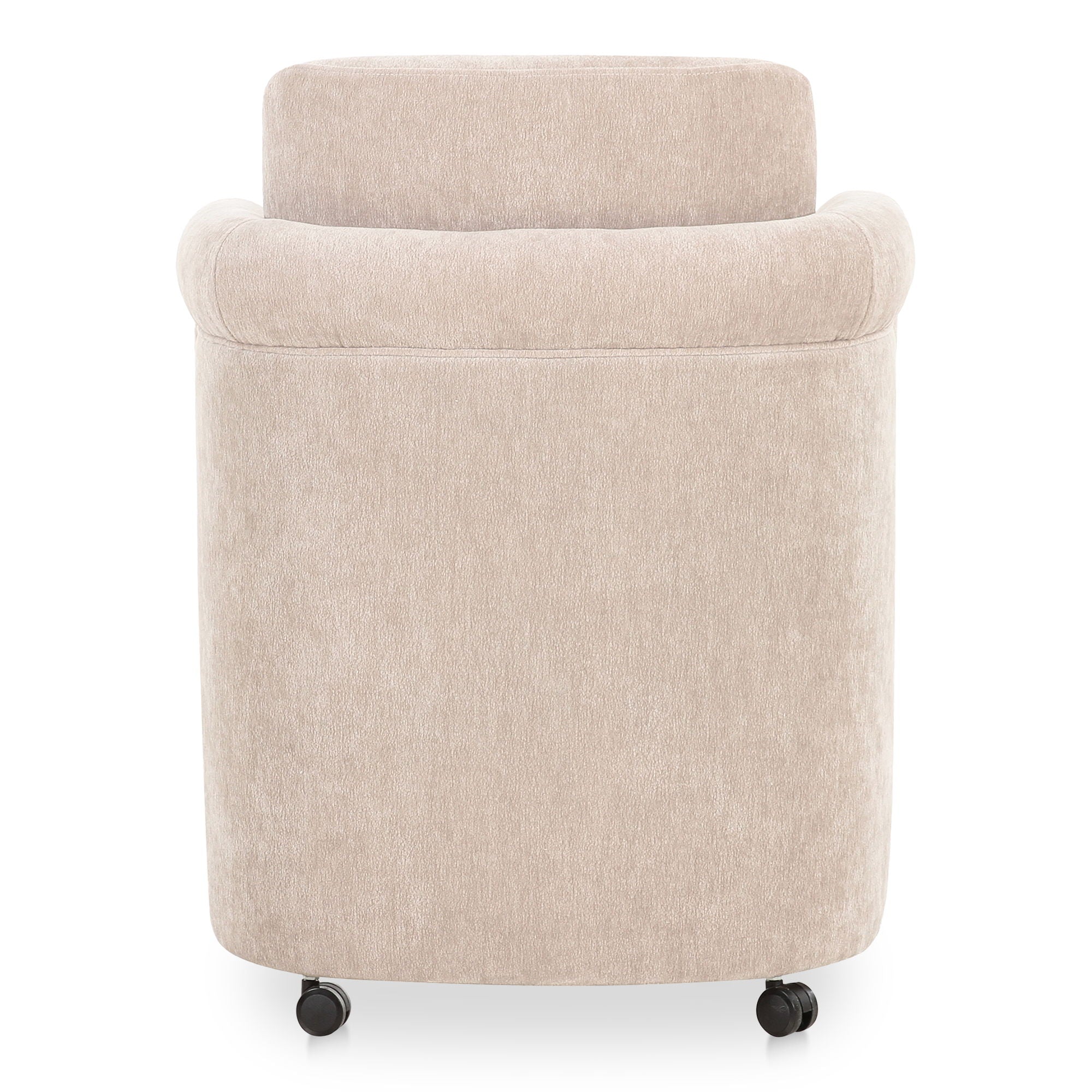Mesto - Rolling Dining Chair - Gray