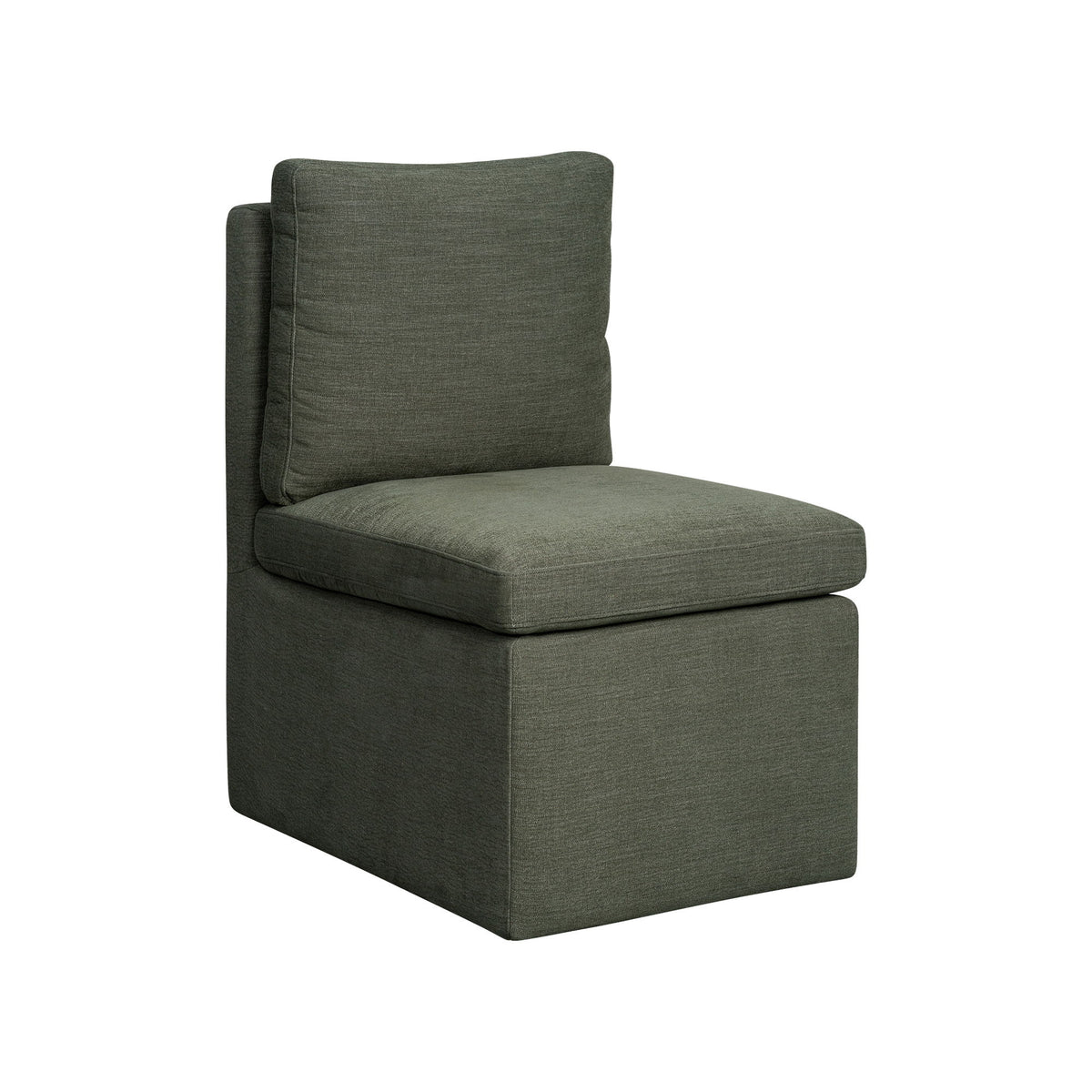 Upholstered Dining Chair Pillow Back