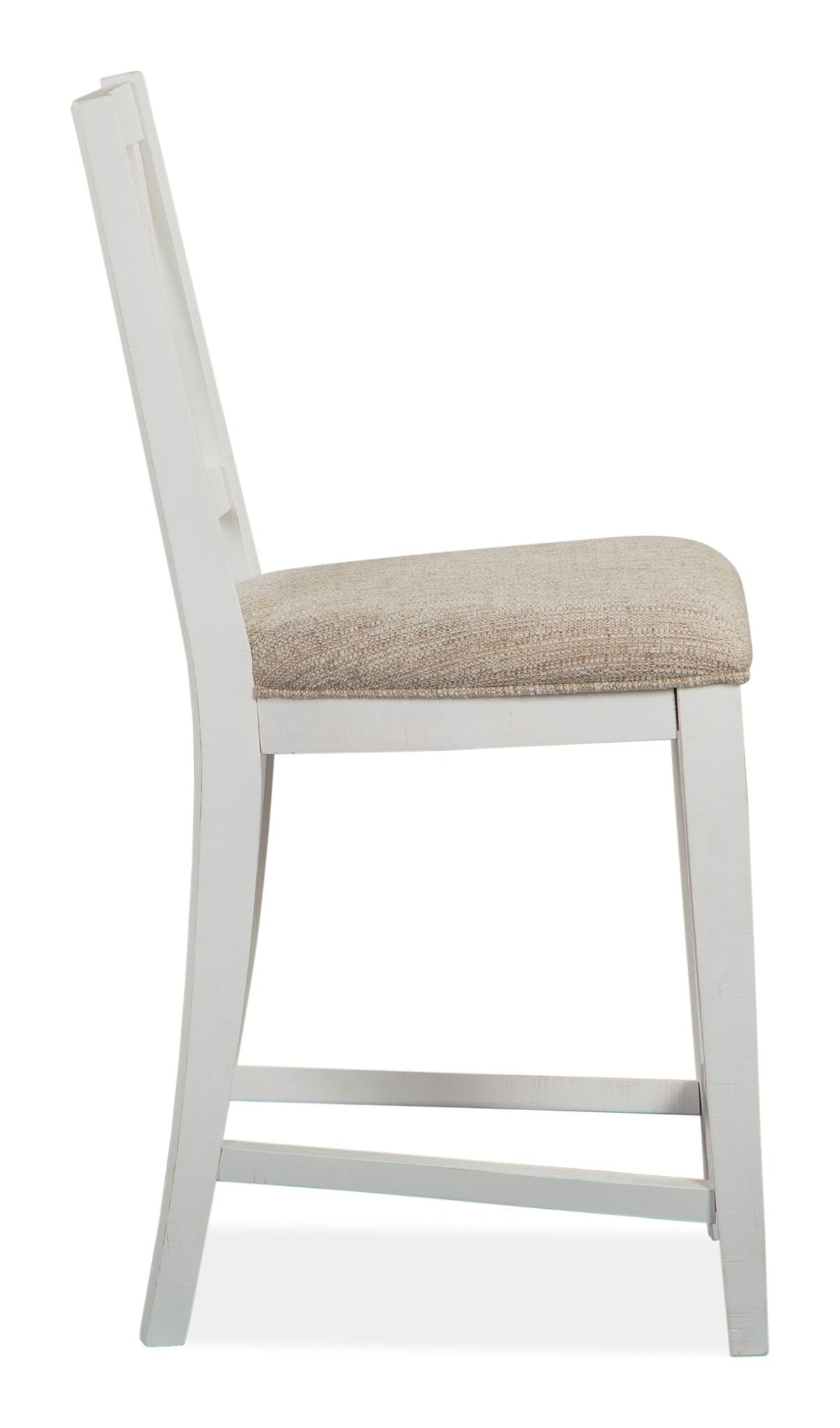 Heron Cove - Counter Chair With Upholstered Seat (Set of 2) - Chalk White