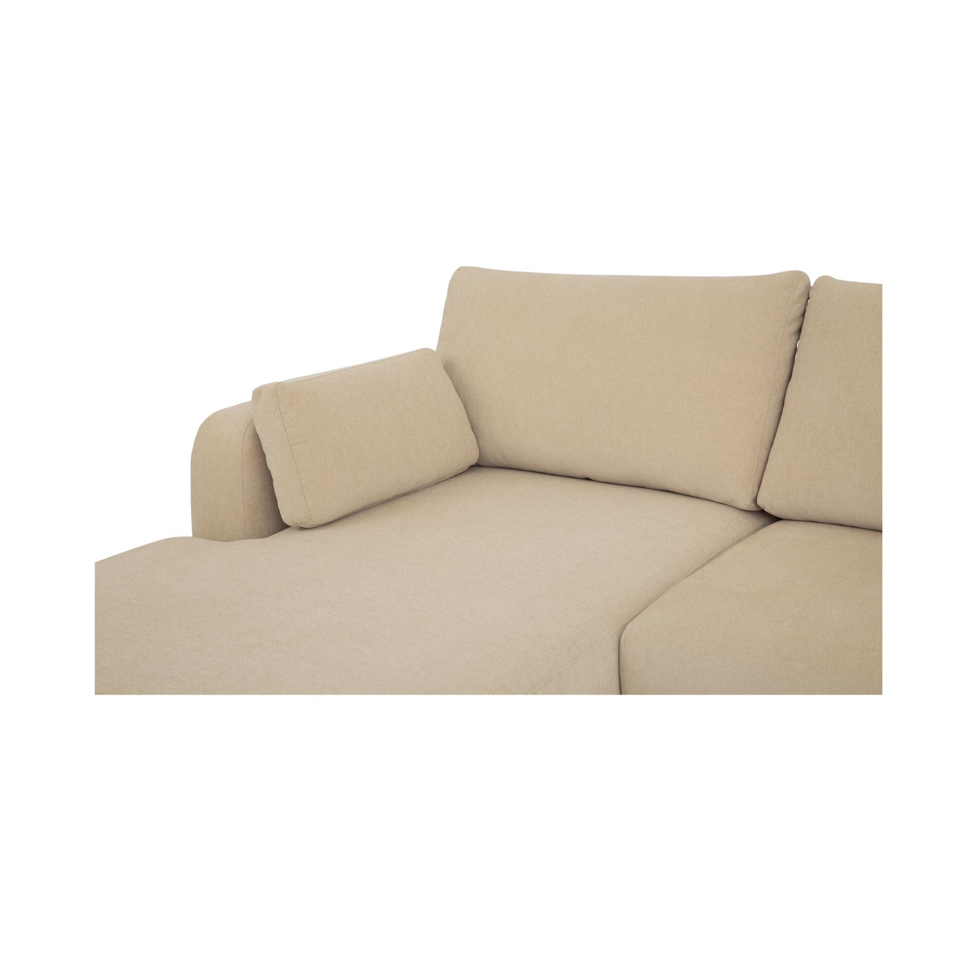 Burrow - Sleeper Sectional With Left Storage Chaise - Sand